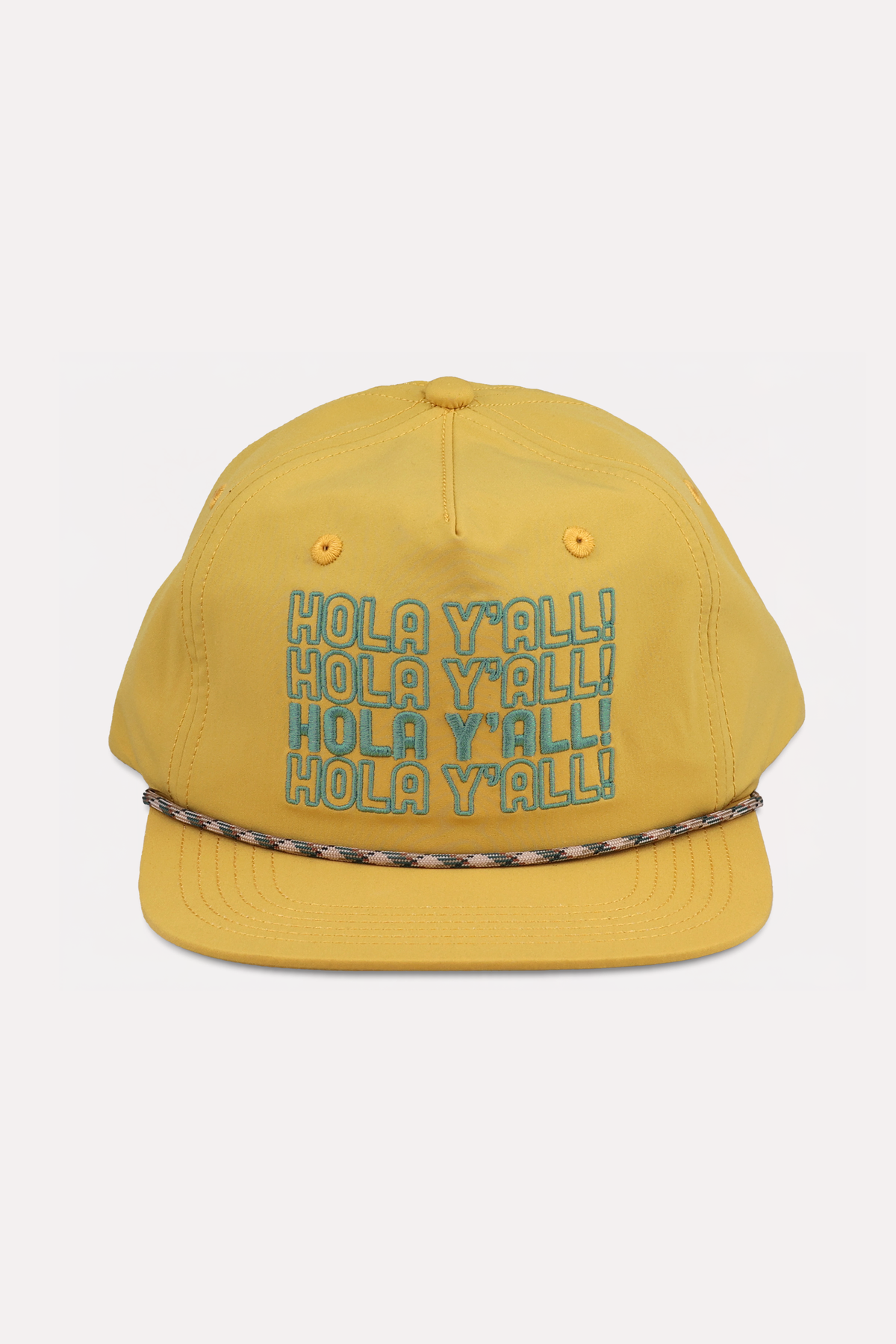 5 Panel Rope Hat - Hola Y'all