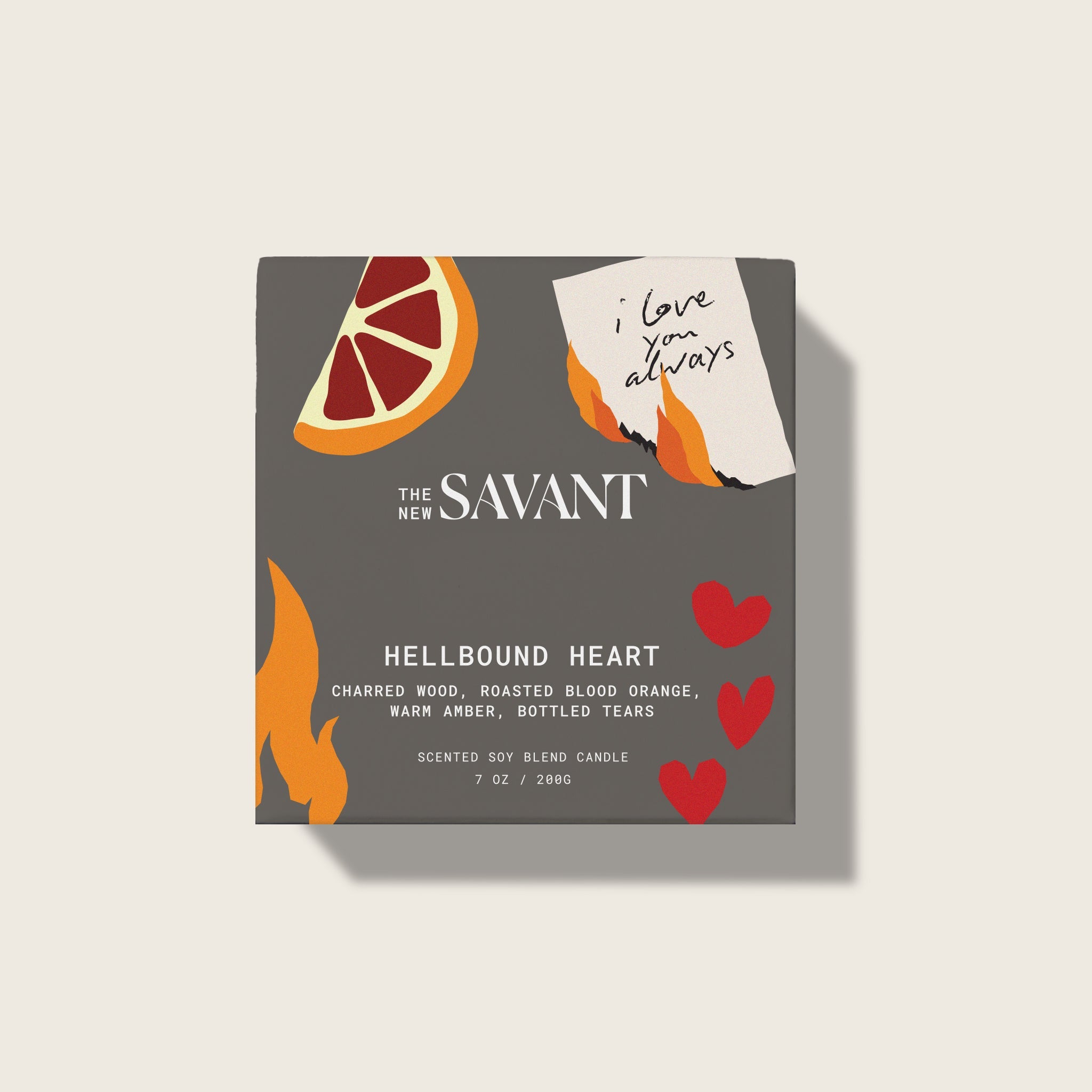 Hellbound Heart Candle 7oz box