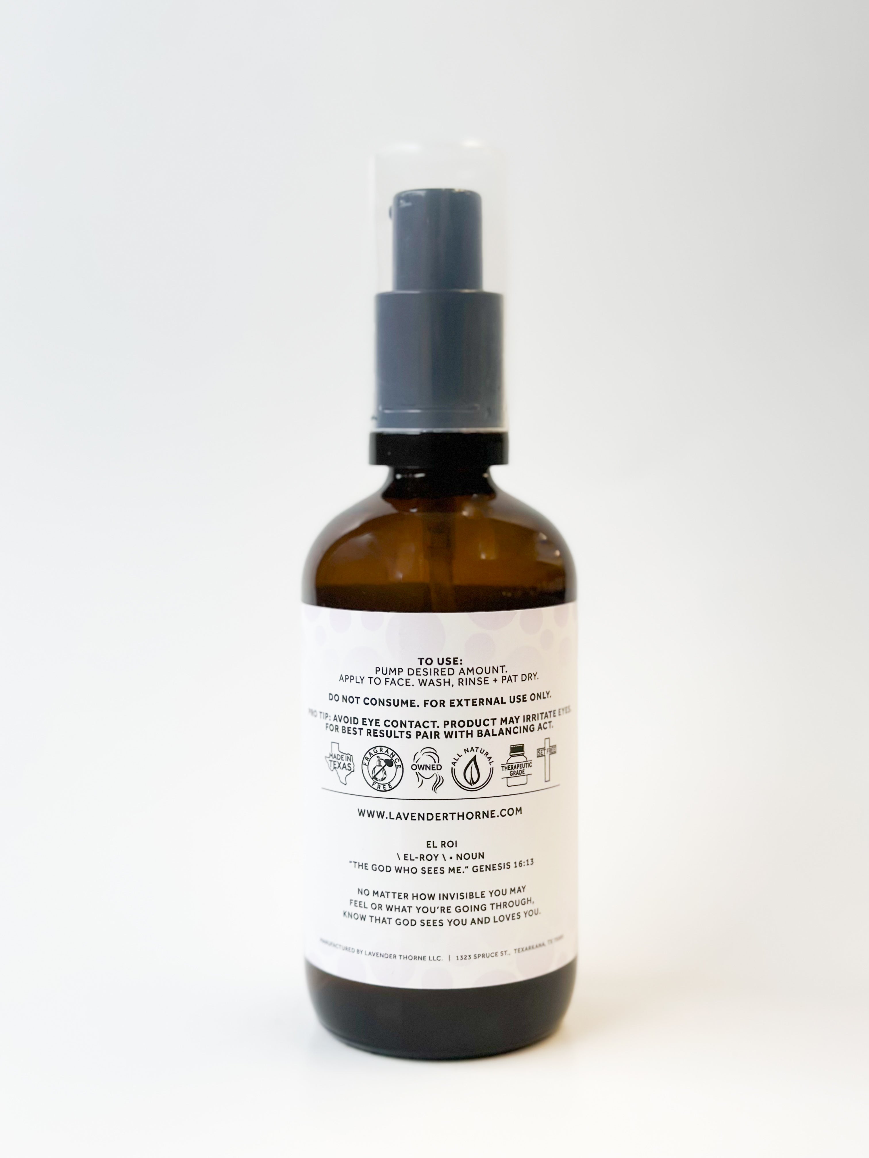 Acne Wash Natural Facial Cleanser, Pore Unclogging