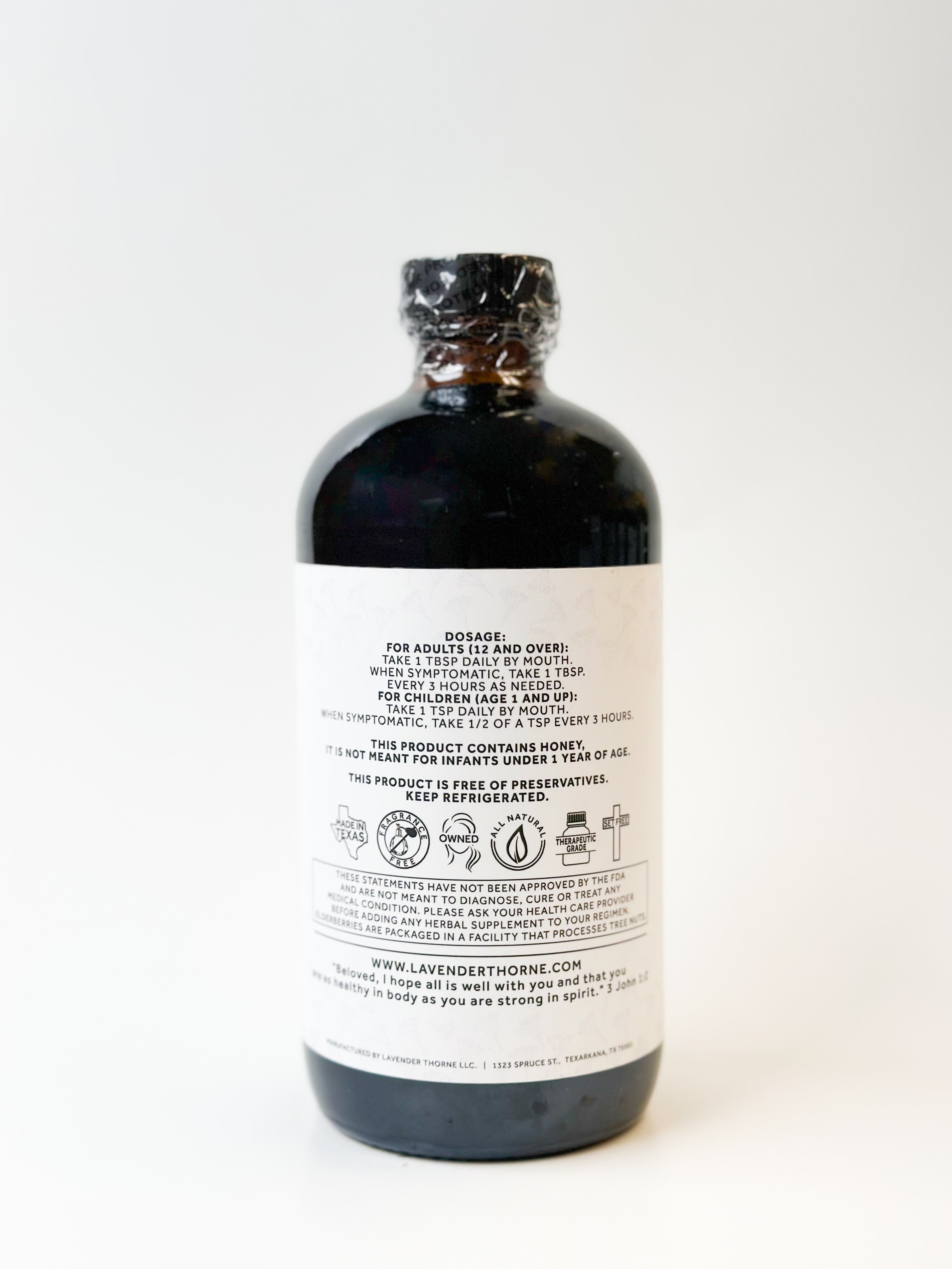 Elderberry Syrup - Sample