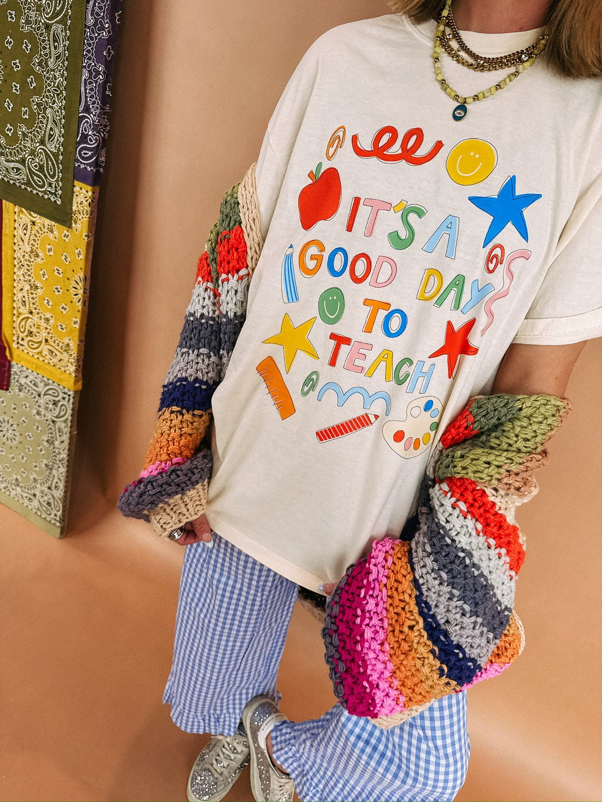 Good Day to Teach Graphic Tee - Ivory