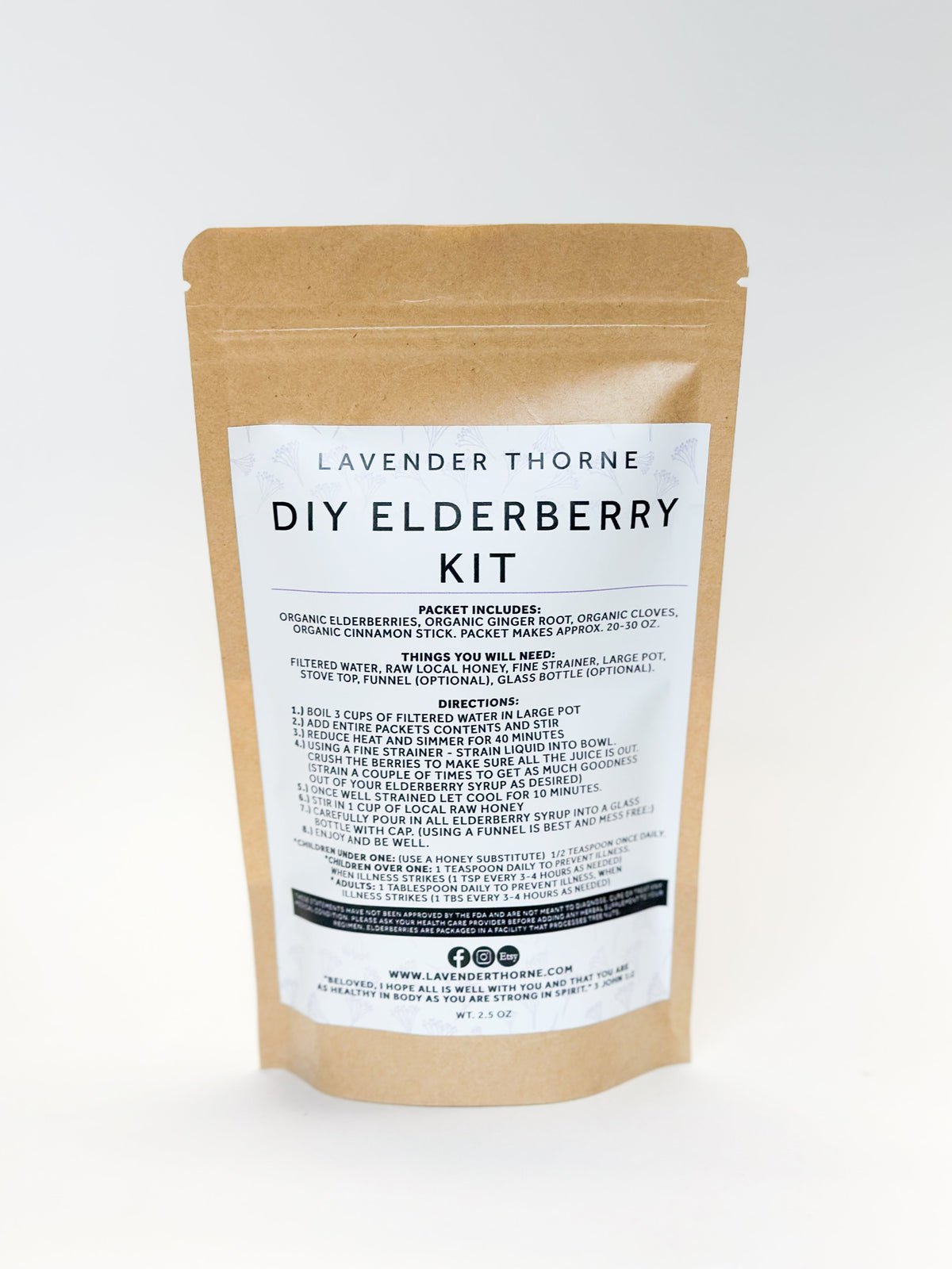 DIY Elderberry Kit