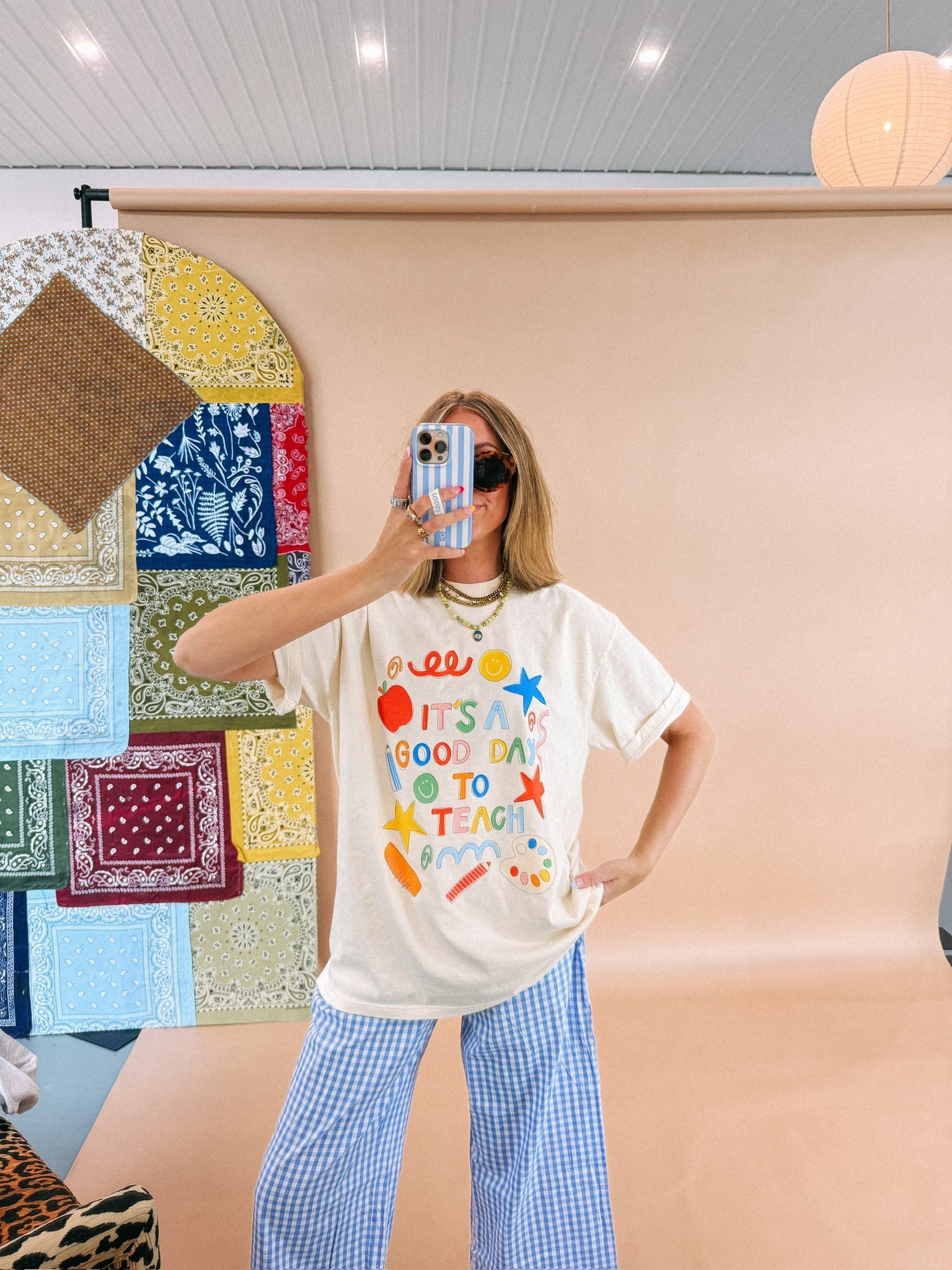 Good Day to Teach Graphic Tee - Ivory