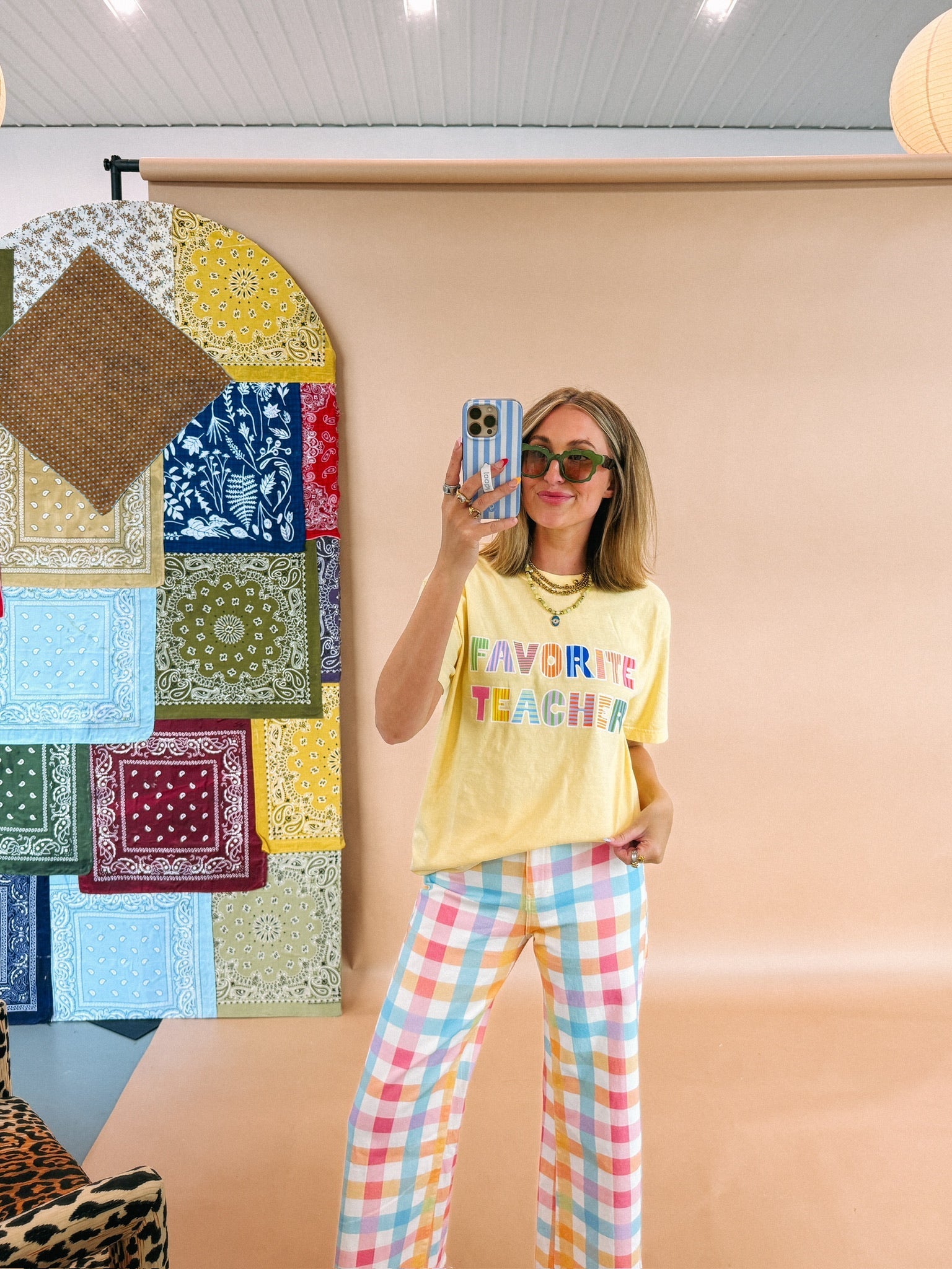 Favorite Teacher Graphic Tee - Yellow