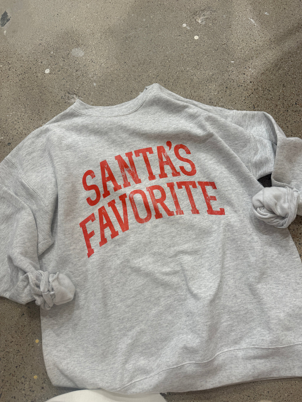 Santa's Favorite Sweatshirt -ash