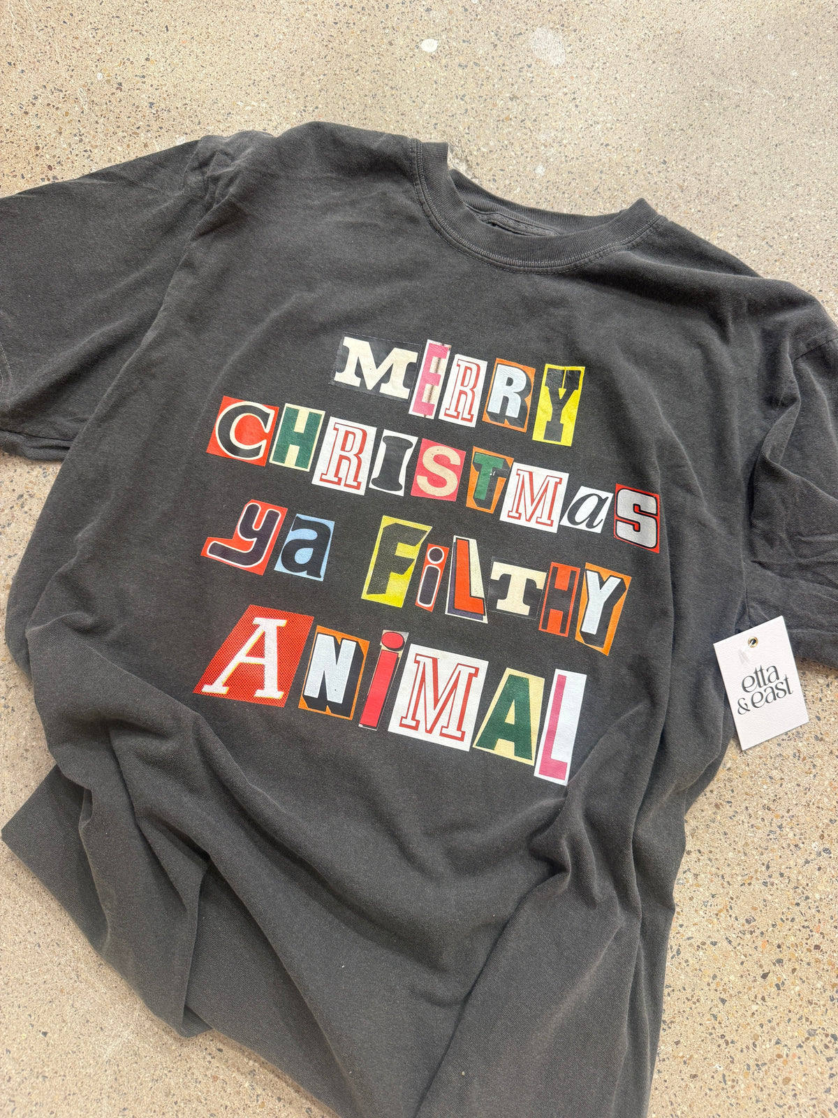 Filthy Animal Graphic Tee - Charcoal