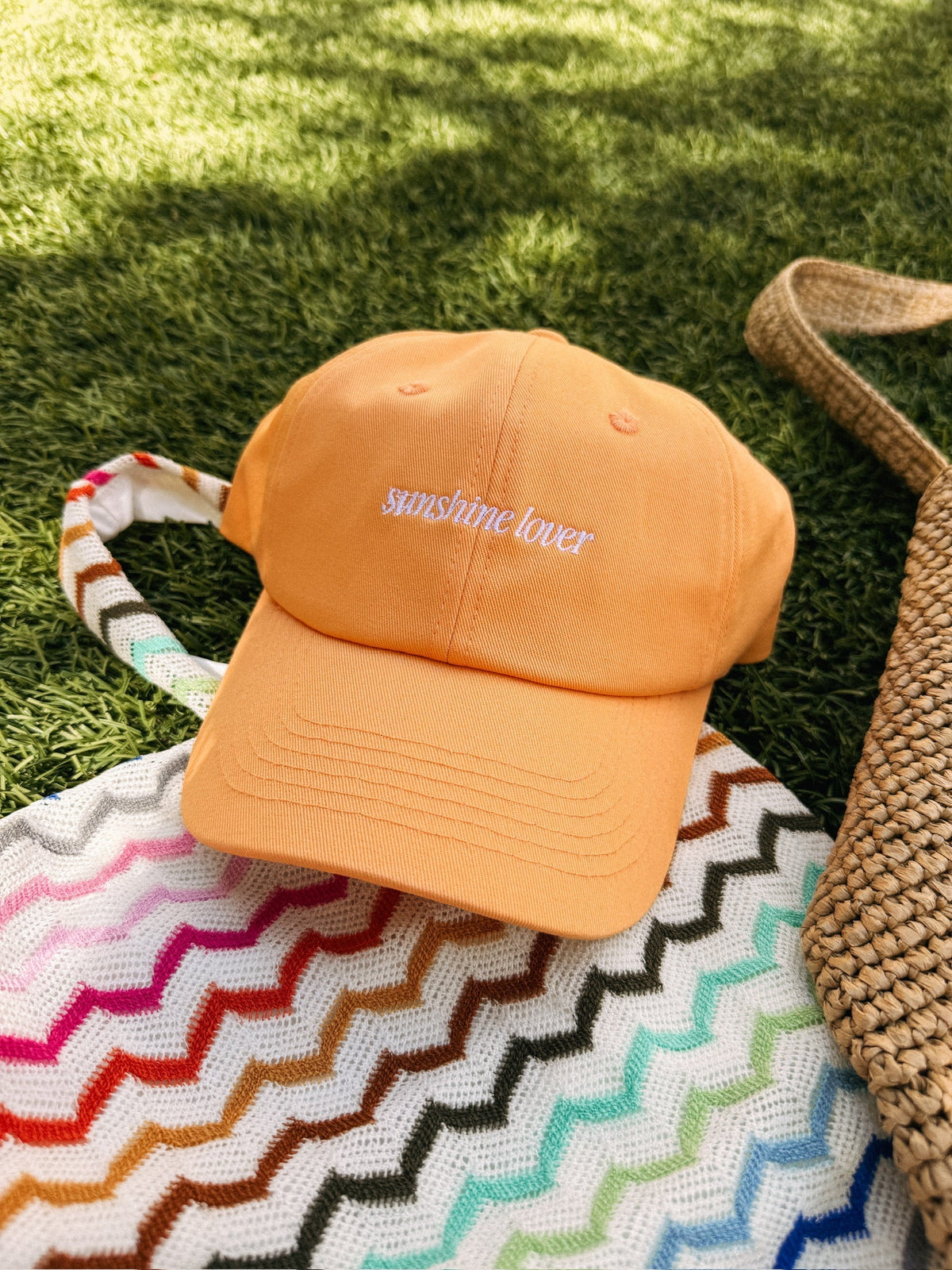 Sunshine Lover Dad Cap - Orange