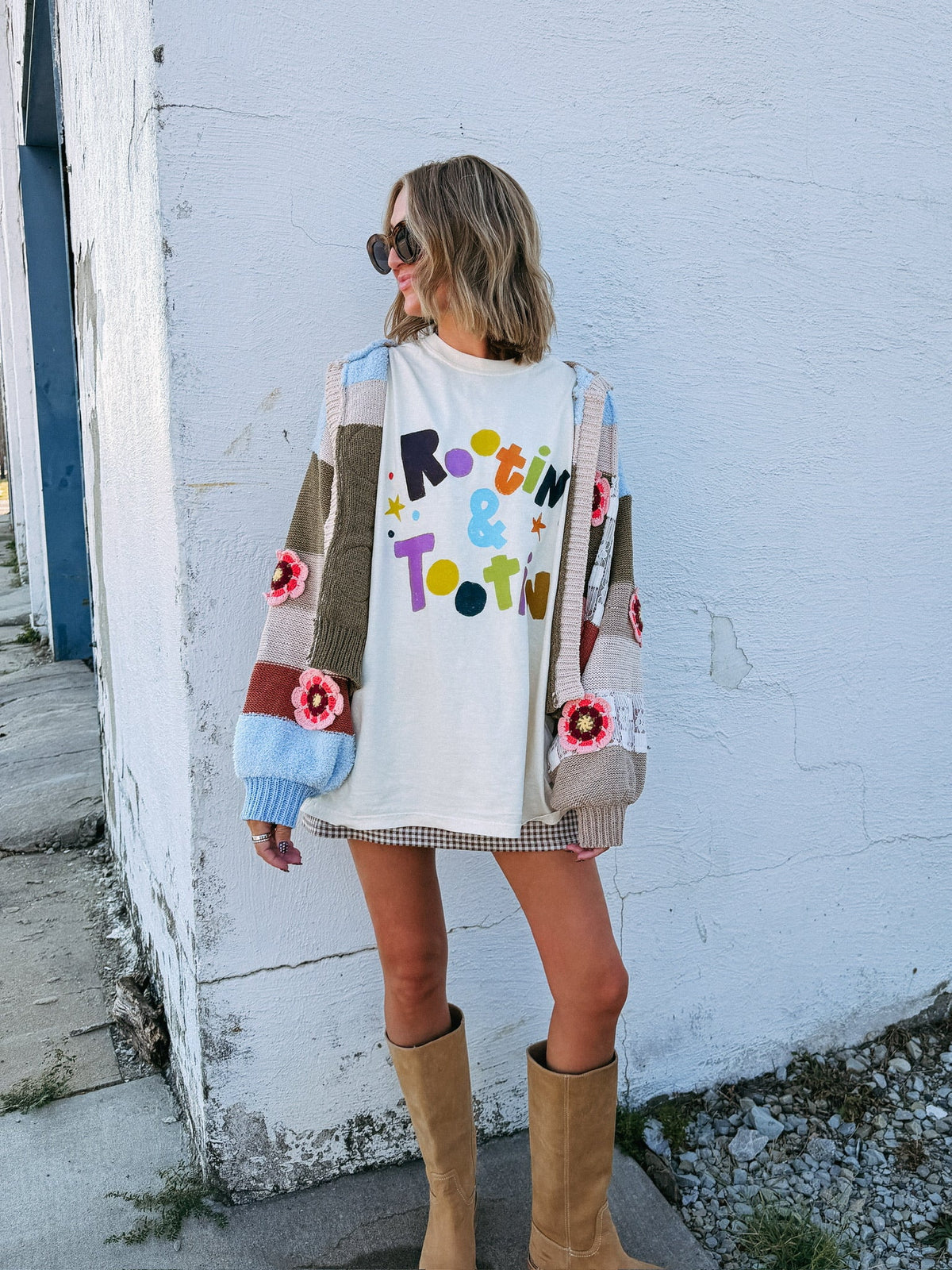 Rootin' And Tootin' Tee - Ivory / Multicolor 4