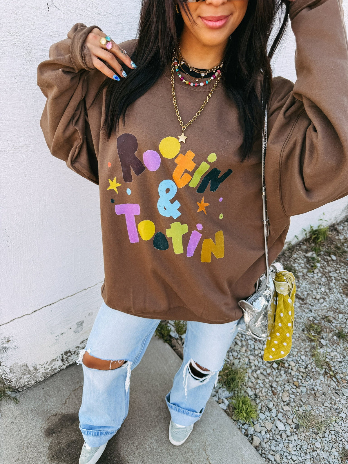 Rootin And Tootin Sweatshirt - Brown 3