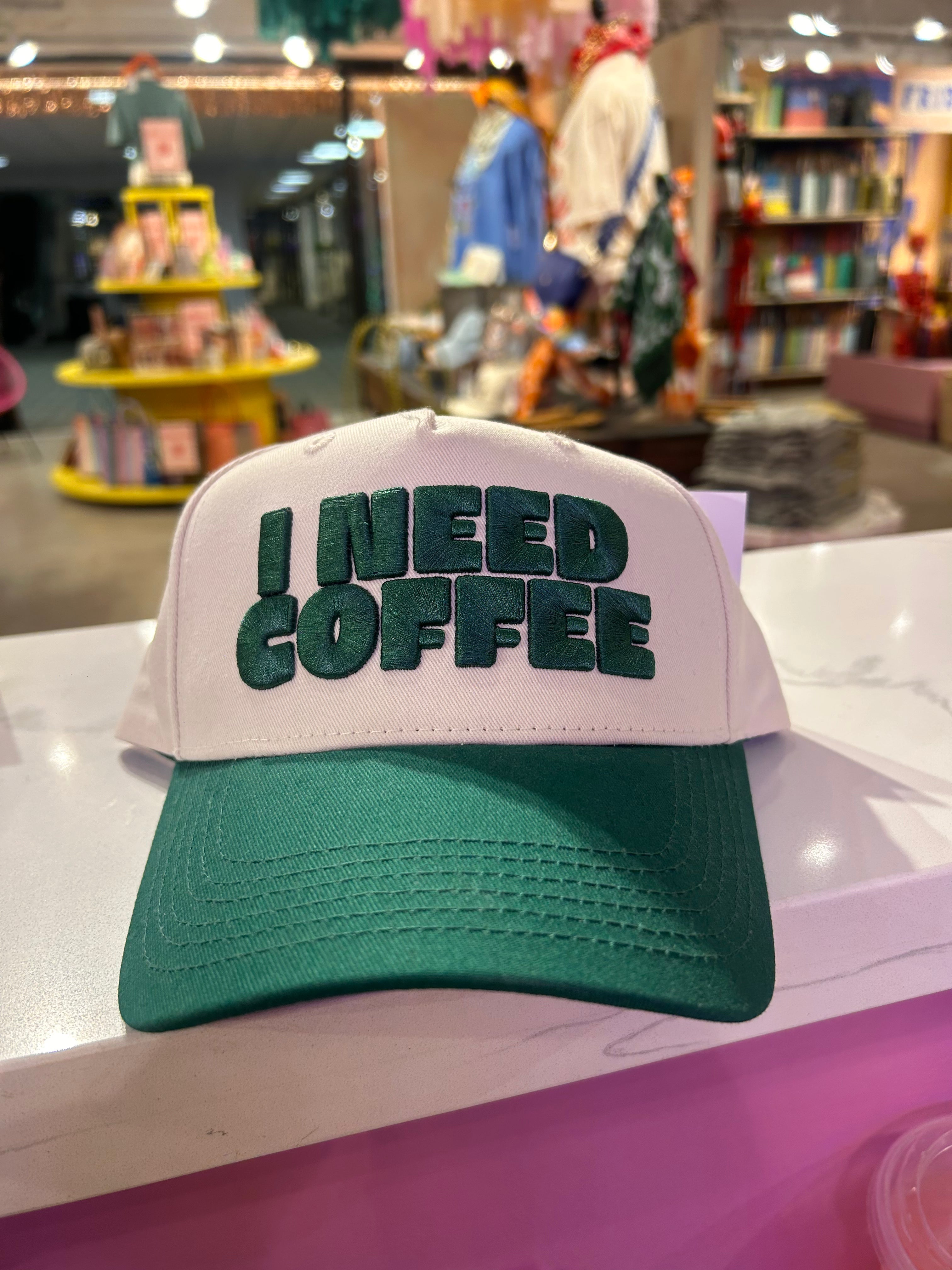I Need Coffee Hat