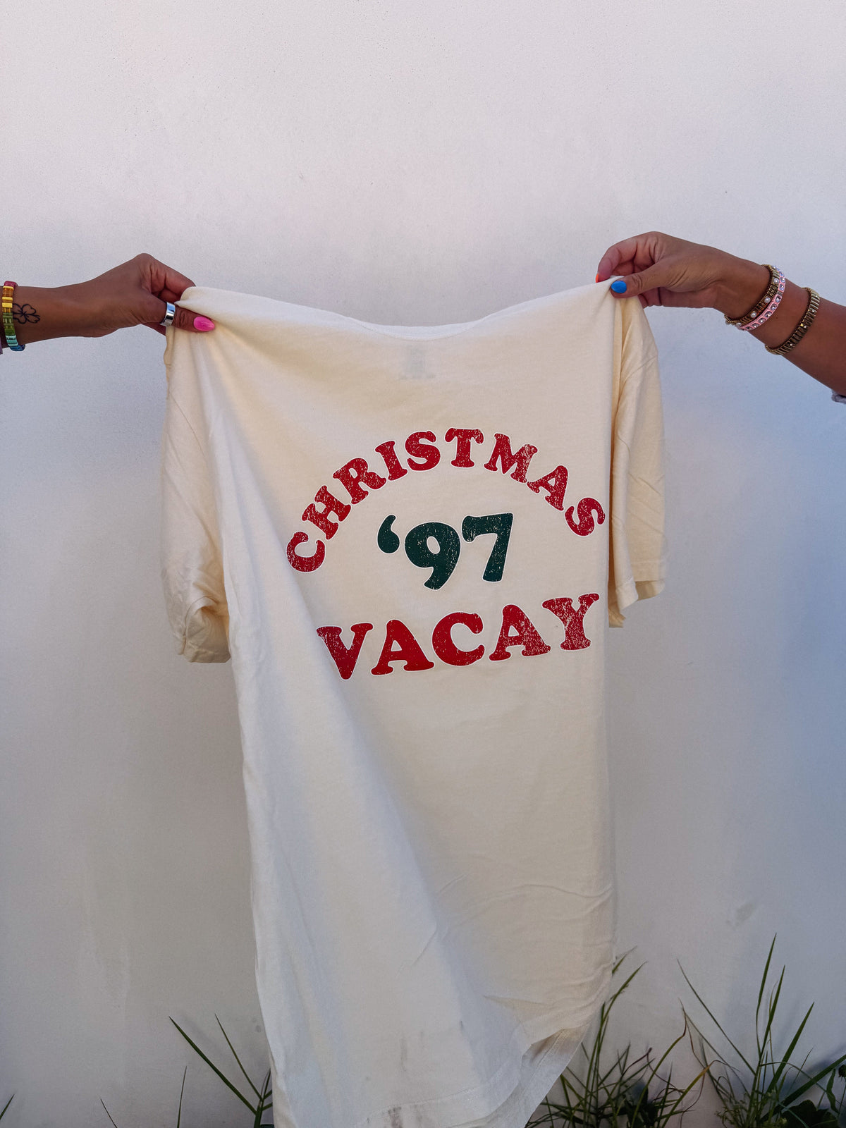 Christmas Vacay '97 Graphic Tee - Ivory