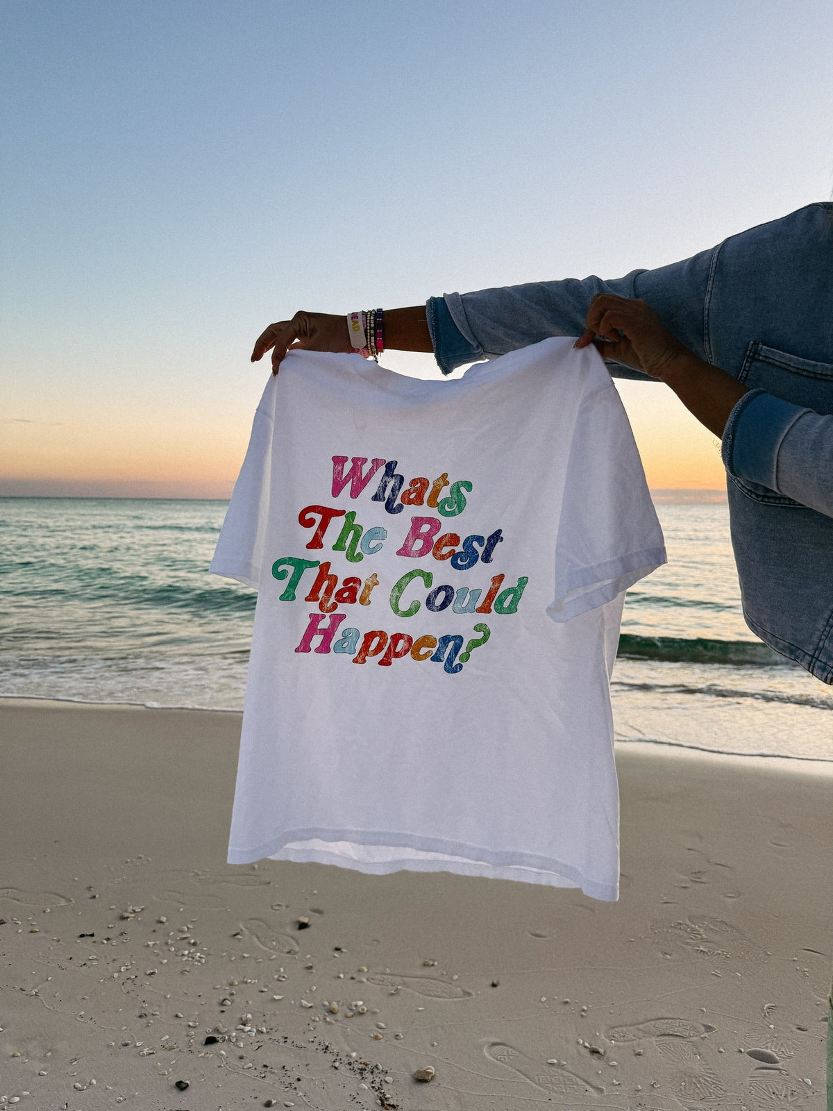 Best That Could Happen Graphic Tee - White