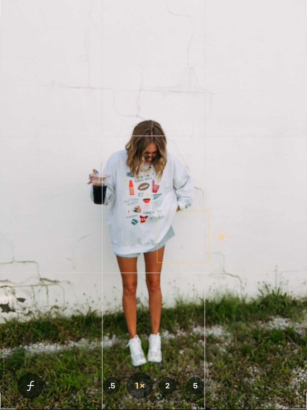 Halftime Queen Sweatshirt - Hanes / Ash