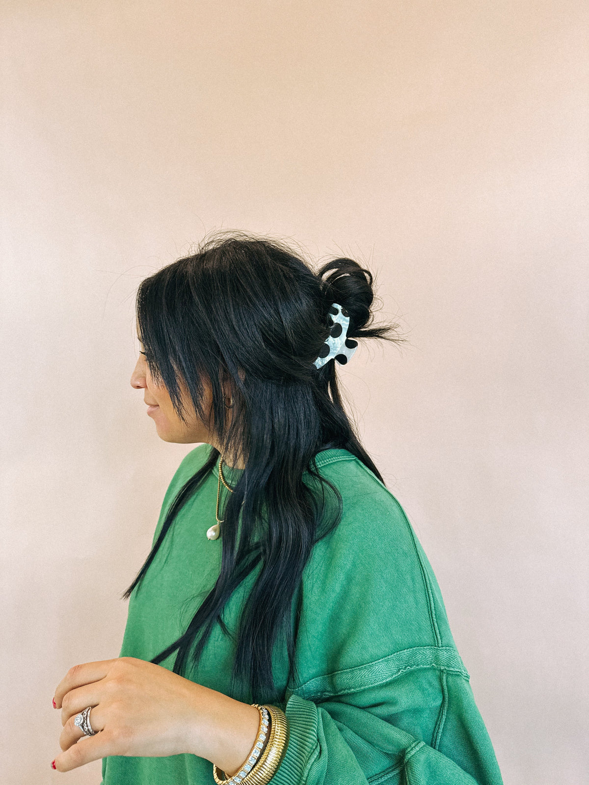 Polka Dot Hair Clip