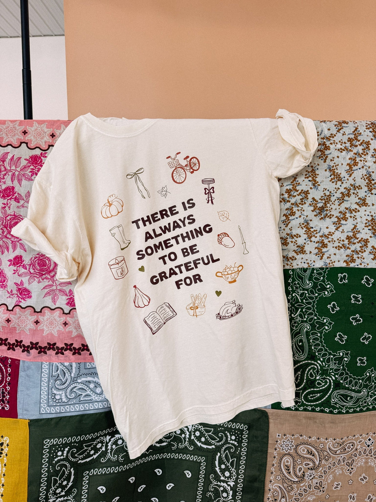 Always Grateful Graphic Tee - Ivory
