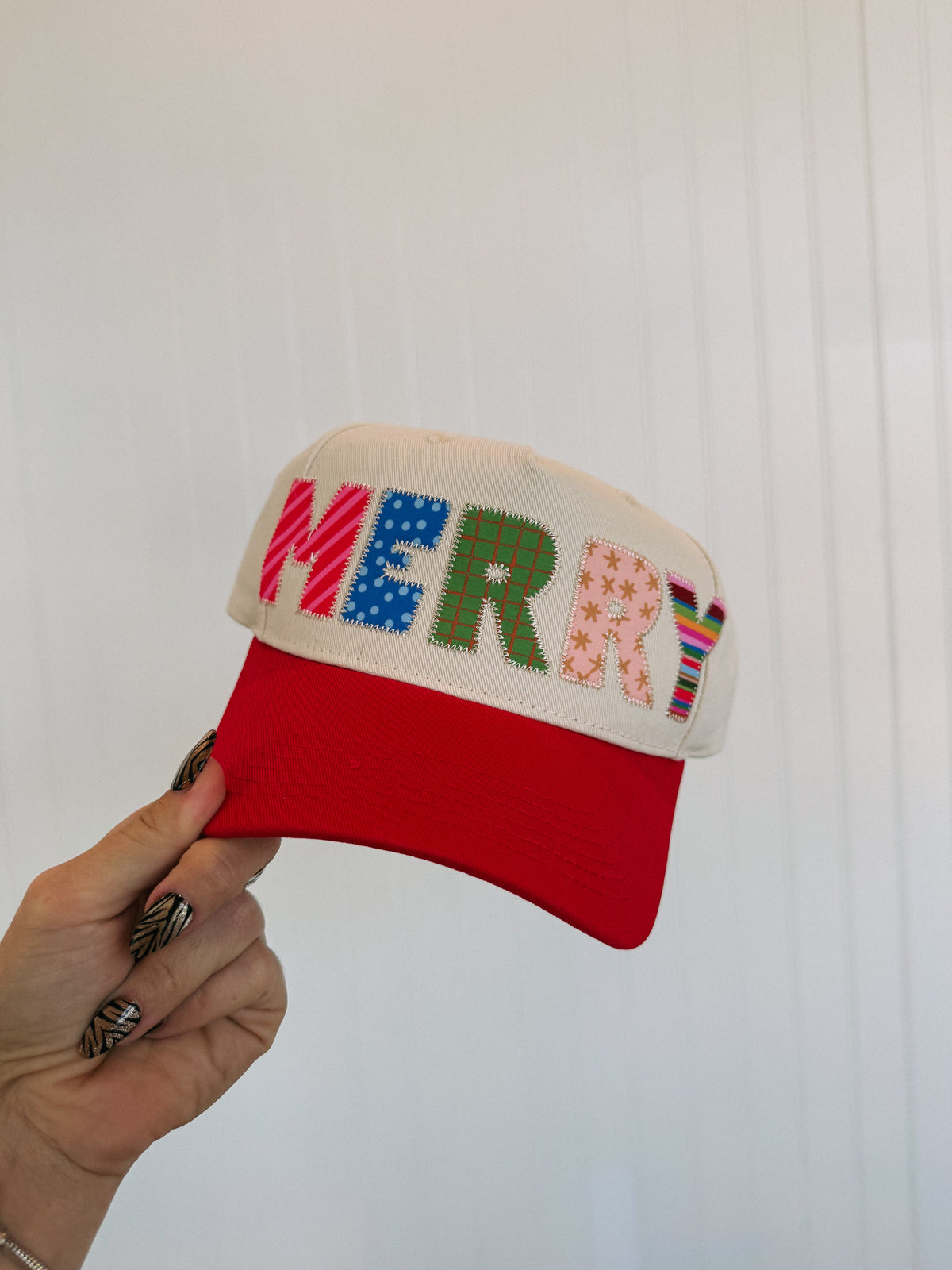 Patchwork Merry Trucker Hat