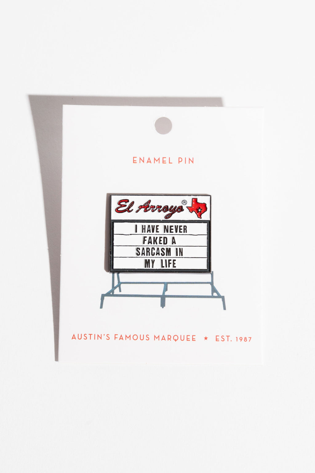 Enamel Pin - Fake Sarcasm