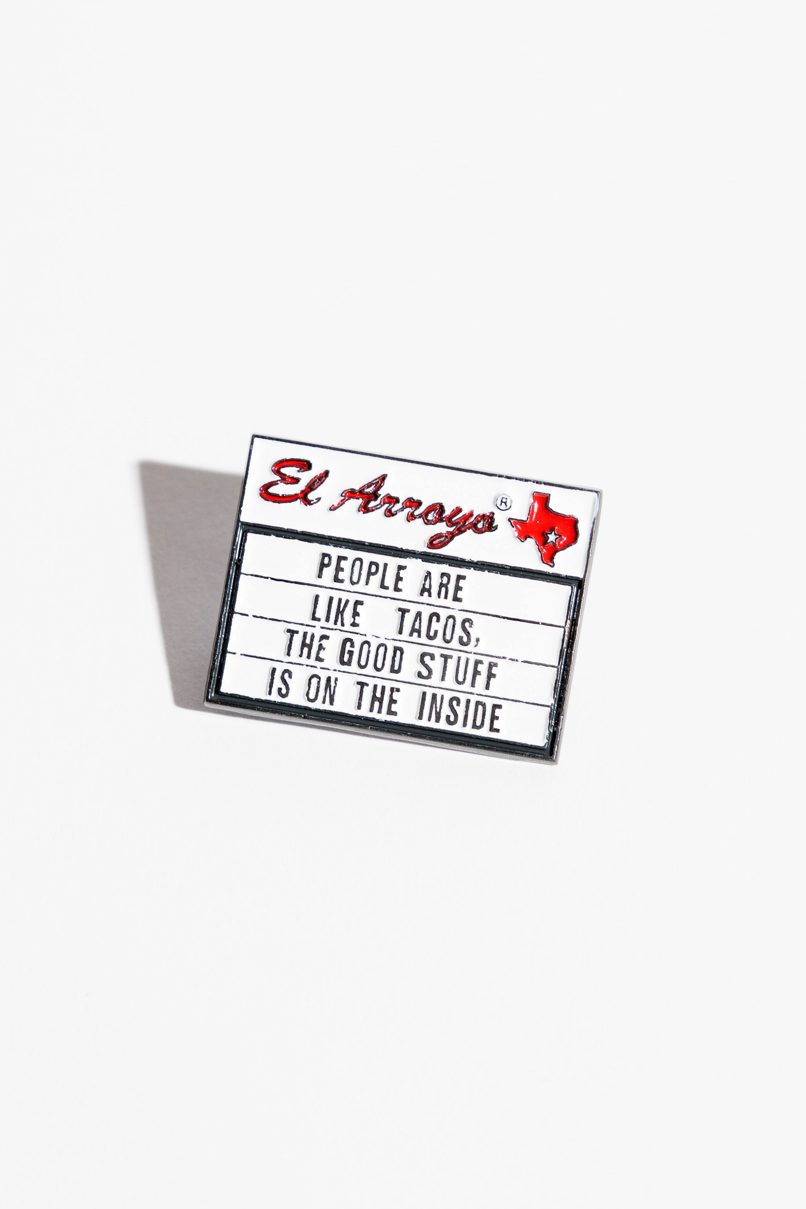 Enamel Pin - People Are Tacos