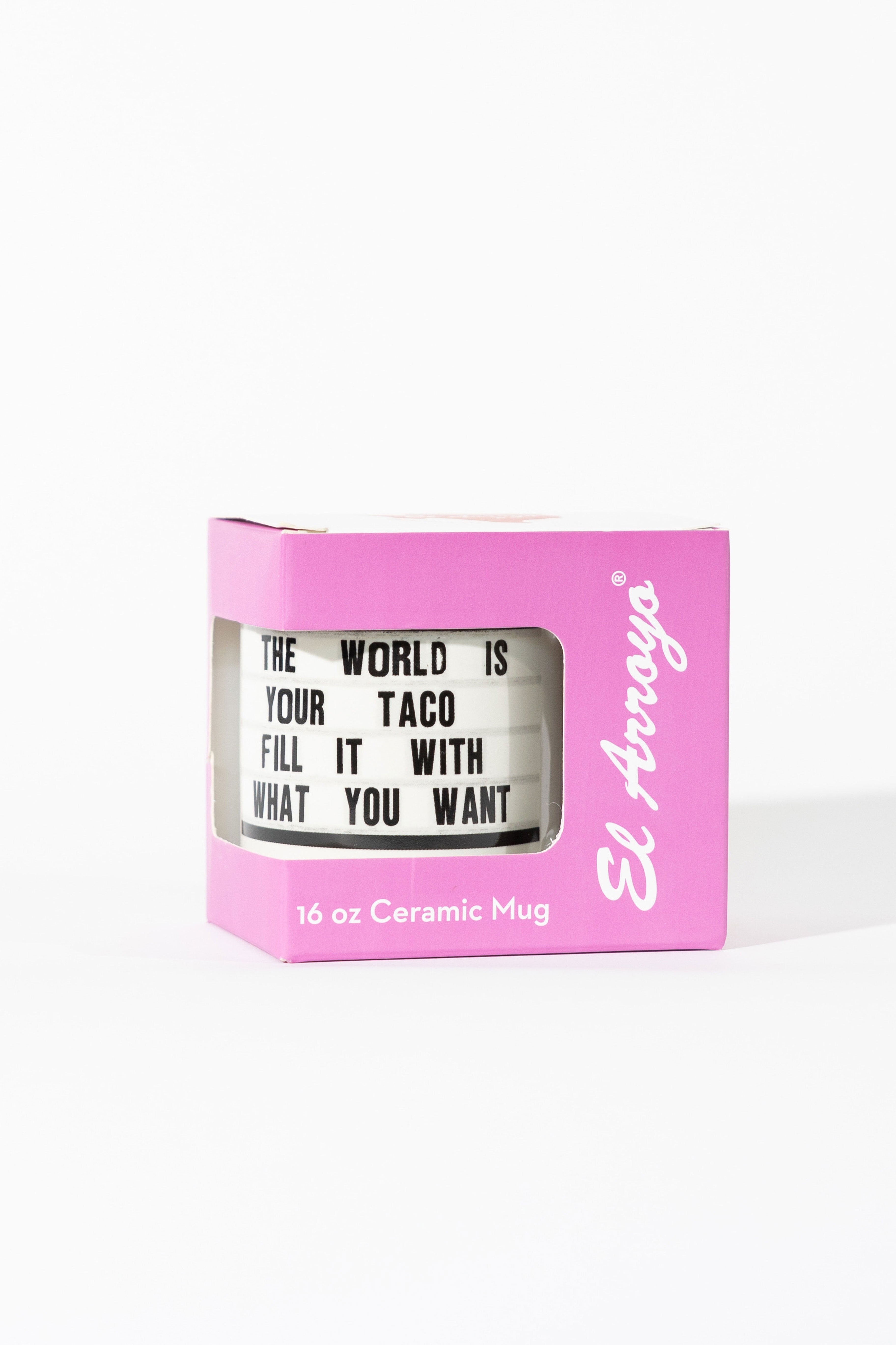 Coffee Mug 16oz - World is Your Taco