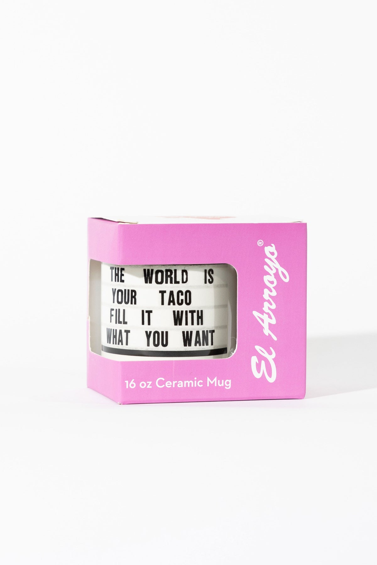 Coffee Mug 16oz - World is Your Taco