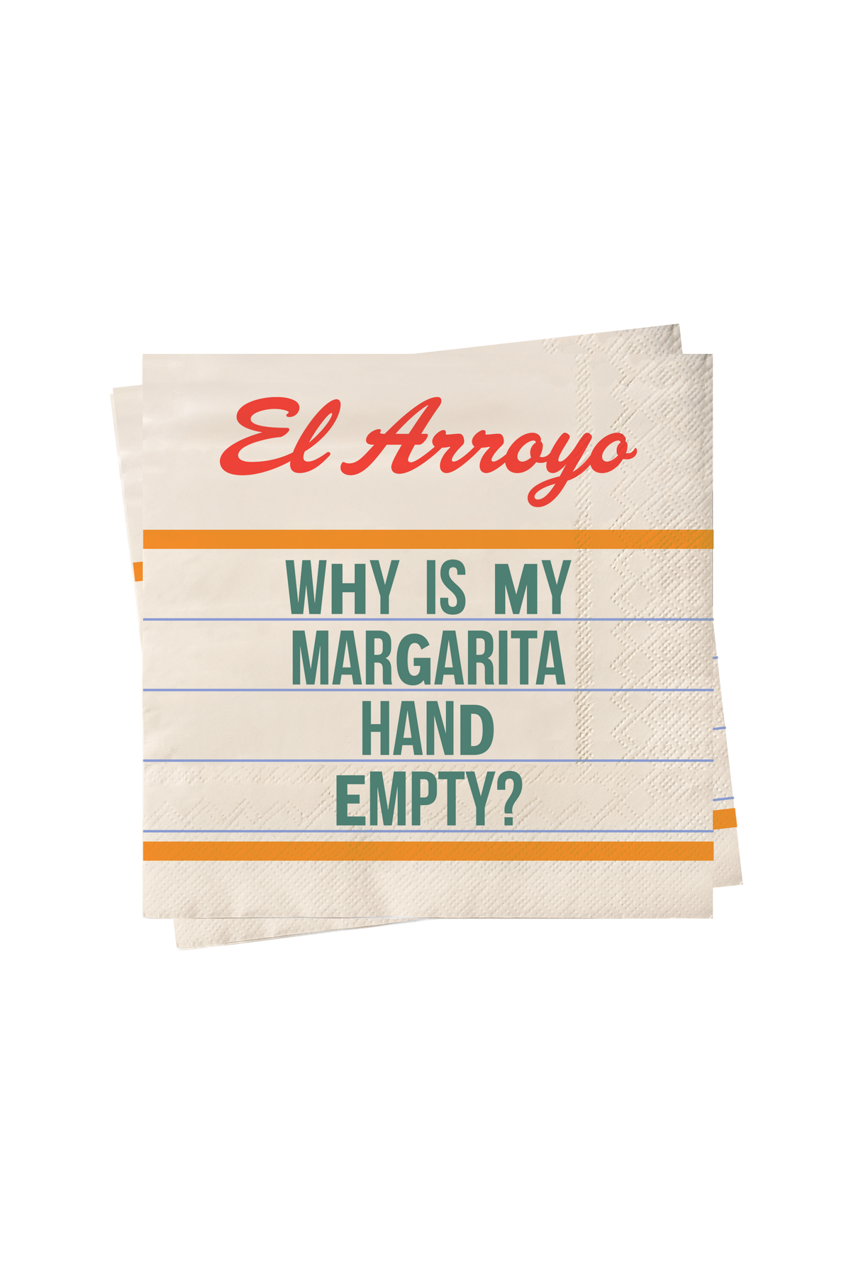 Cocktail Napkins (Set of 25) - Margarita Hand