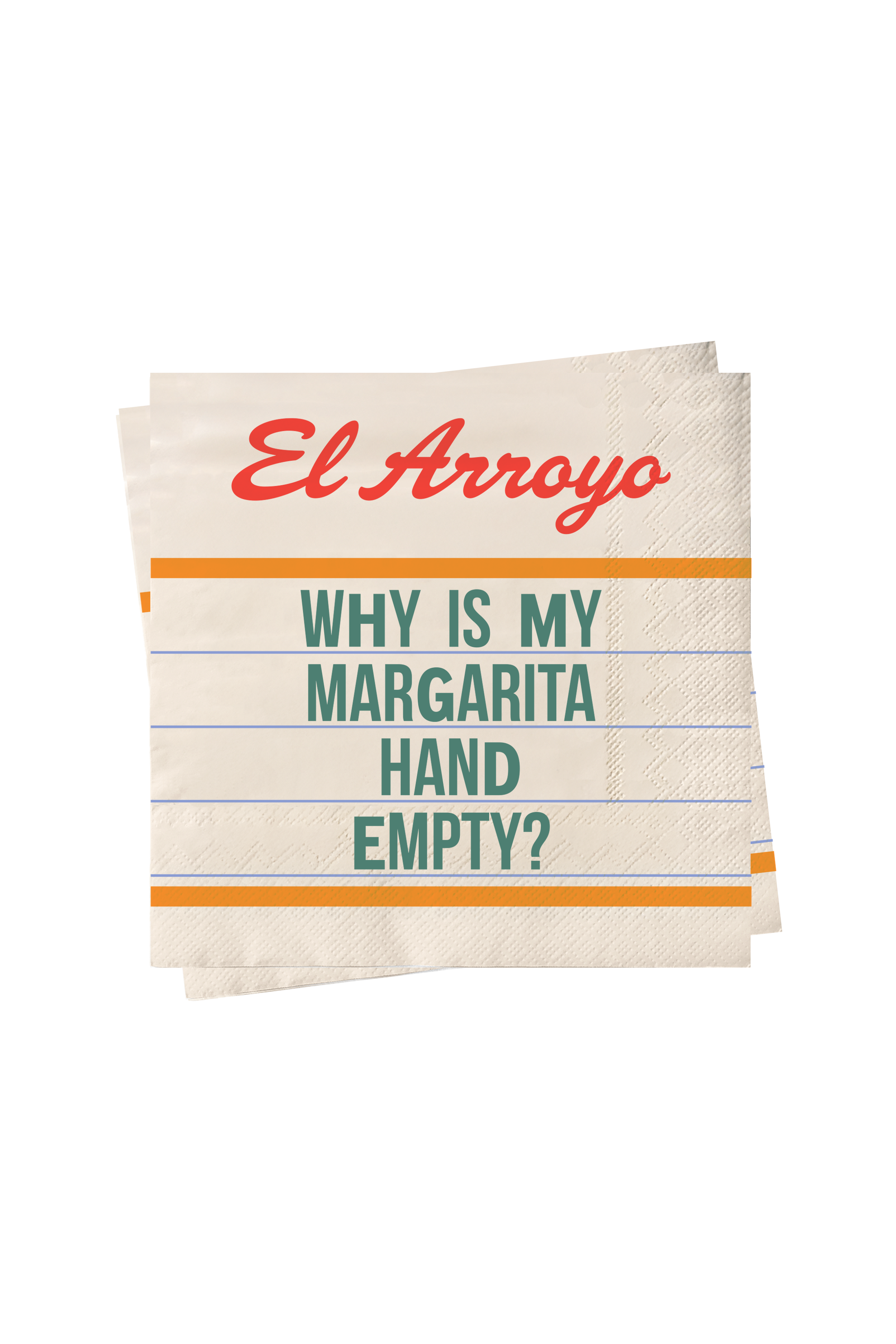 Cocktail Napkins (Set of 25) - Margarita Hand