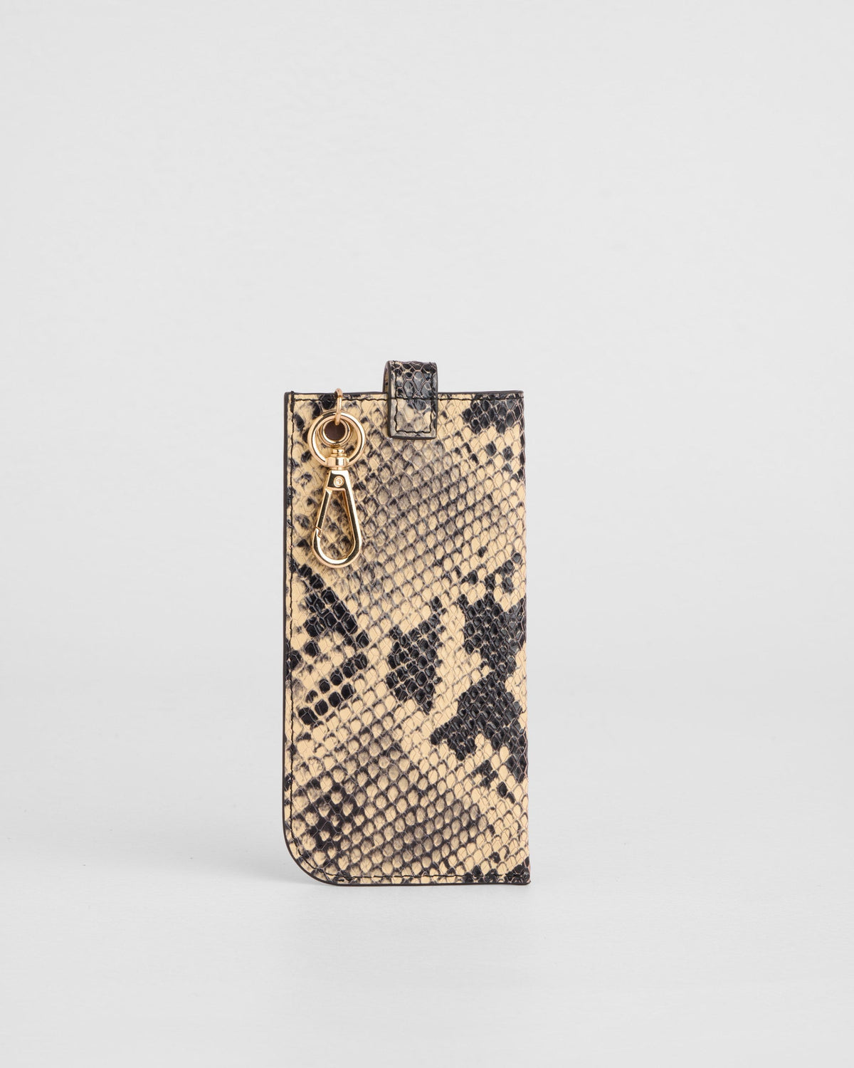 Grosvenor Glasses Case Snake Effect Monochrome