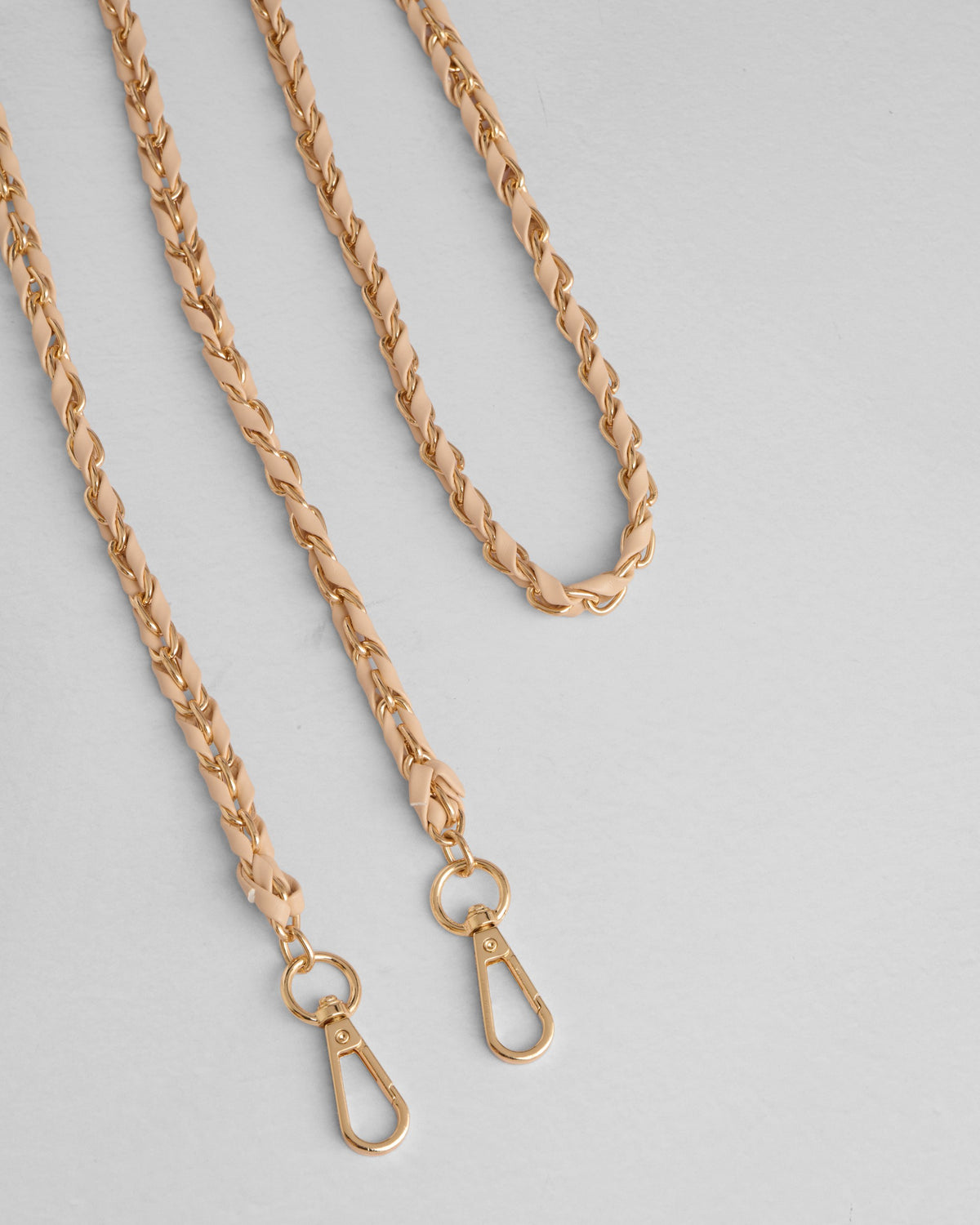 Gold Chain Almond Beige