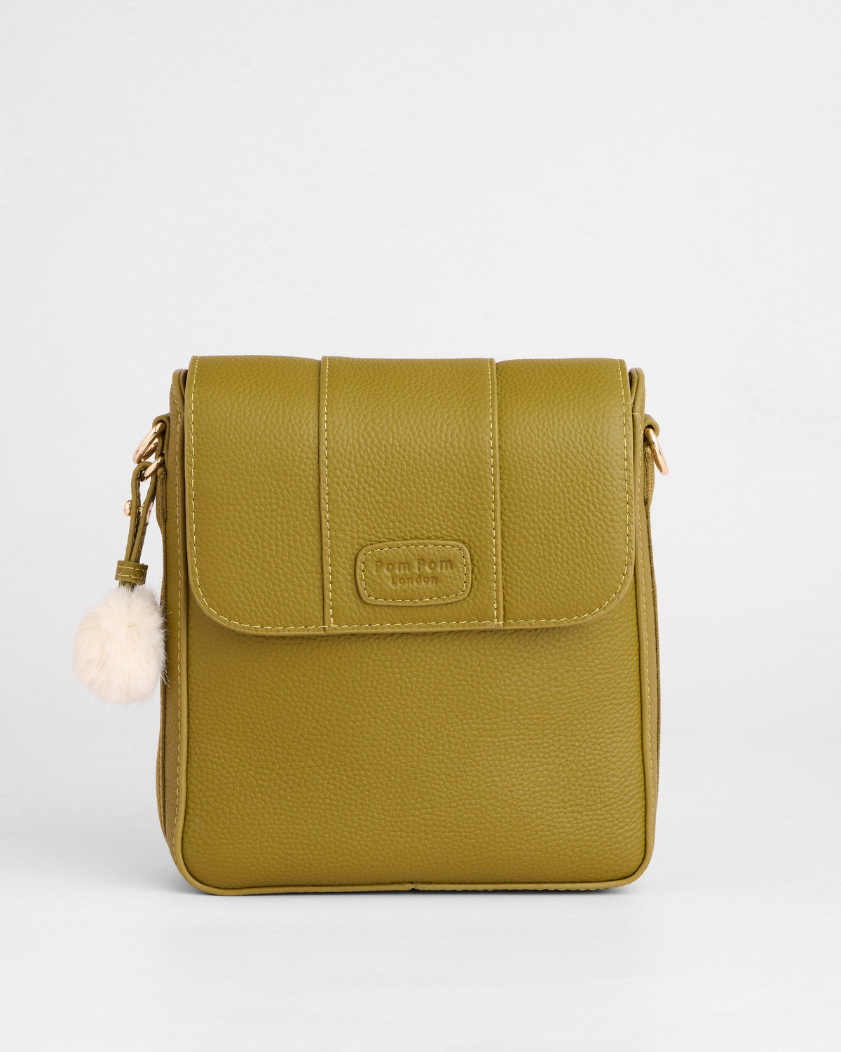Pom Pom London Portman Bag Olive Green