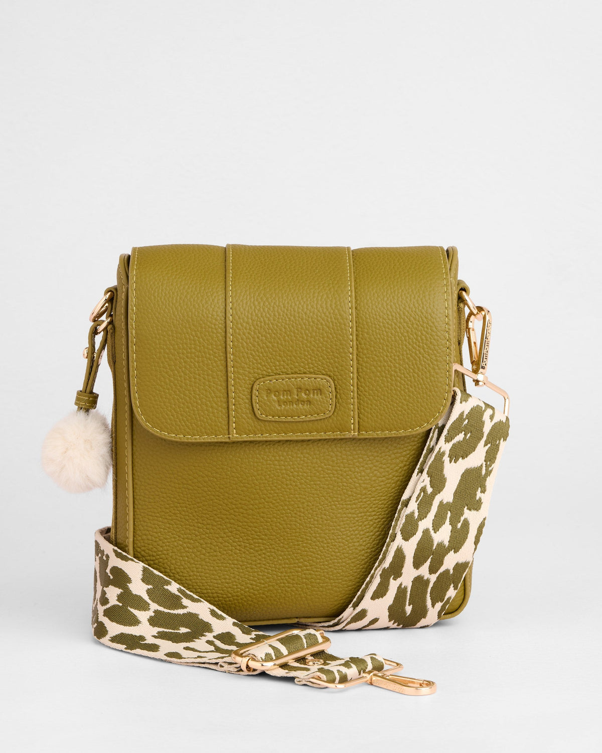 Pom Pom London Portman Bag Olive Green