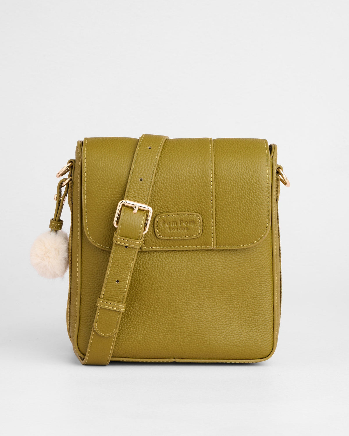 Pom Pom London Portman Bag Olive Green
