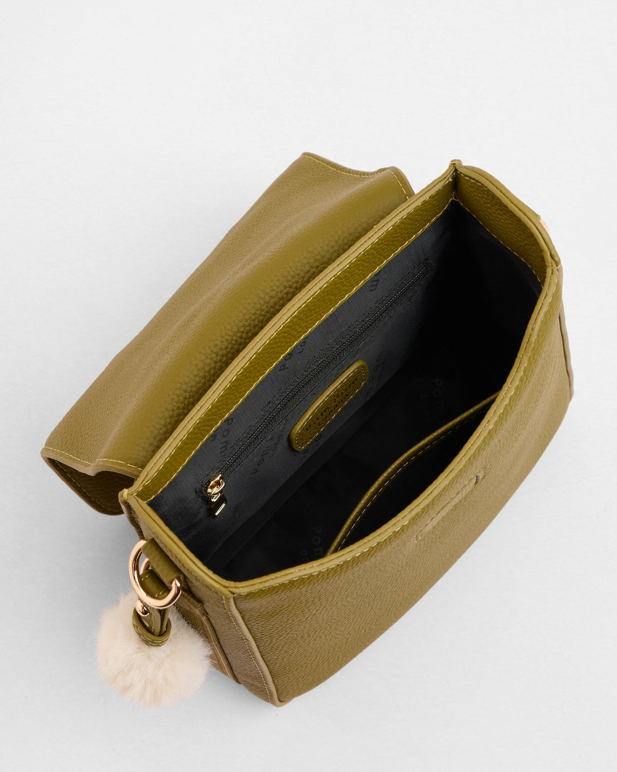 Pom Pom London Portman Bag Olive Green