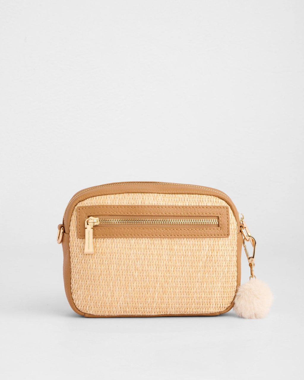 Original Raffia & Leather Bag Maple
