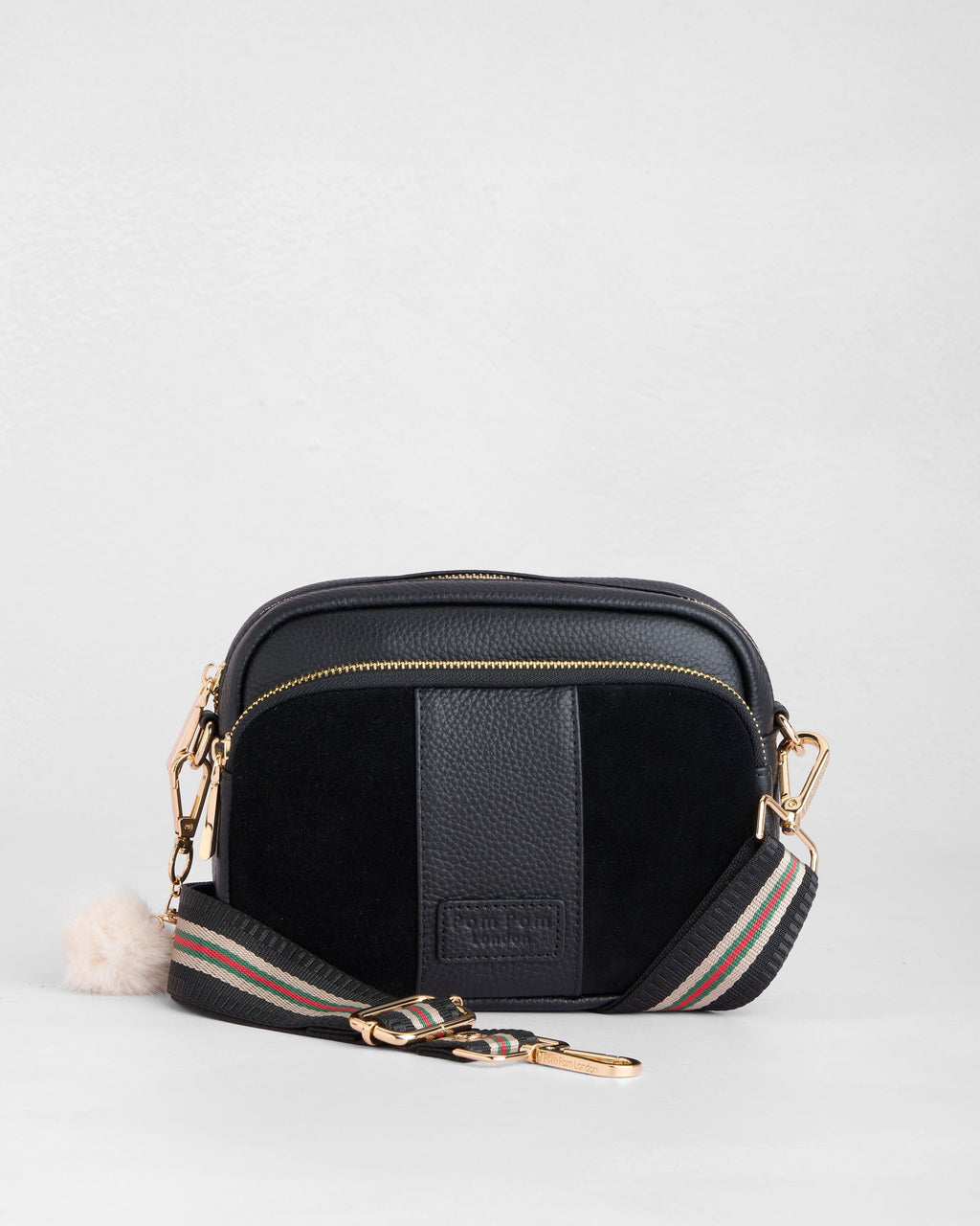 Original Suede & Leather Bag Black