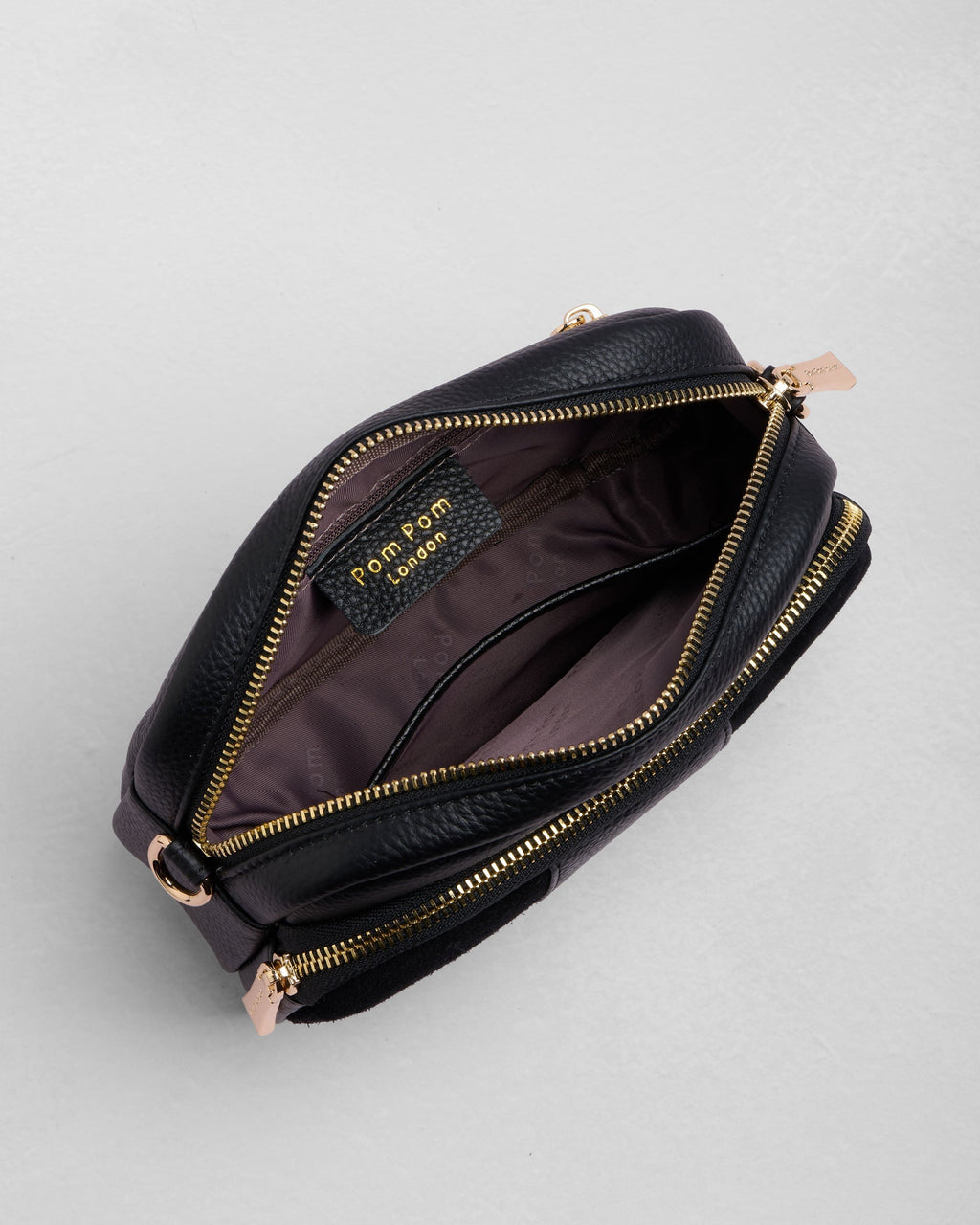 Original Suede & Leather Bag Black