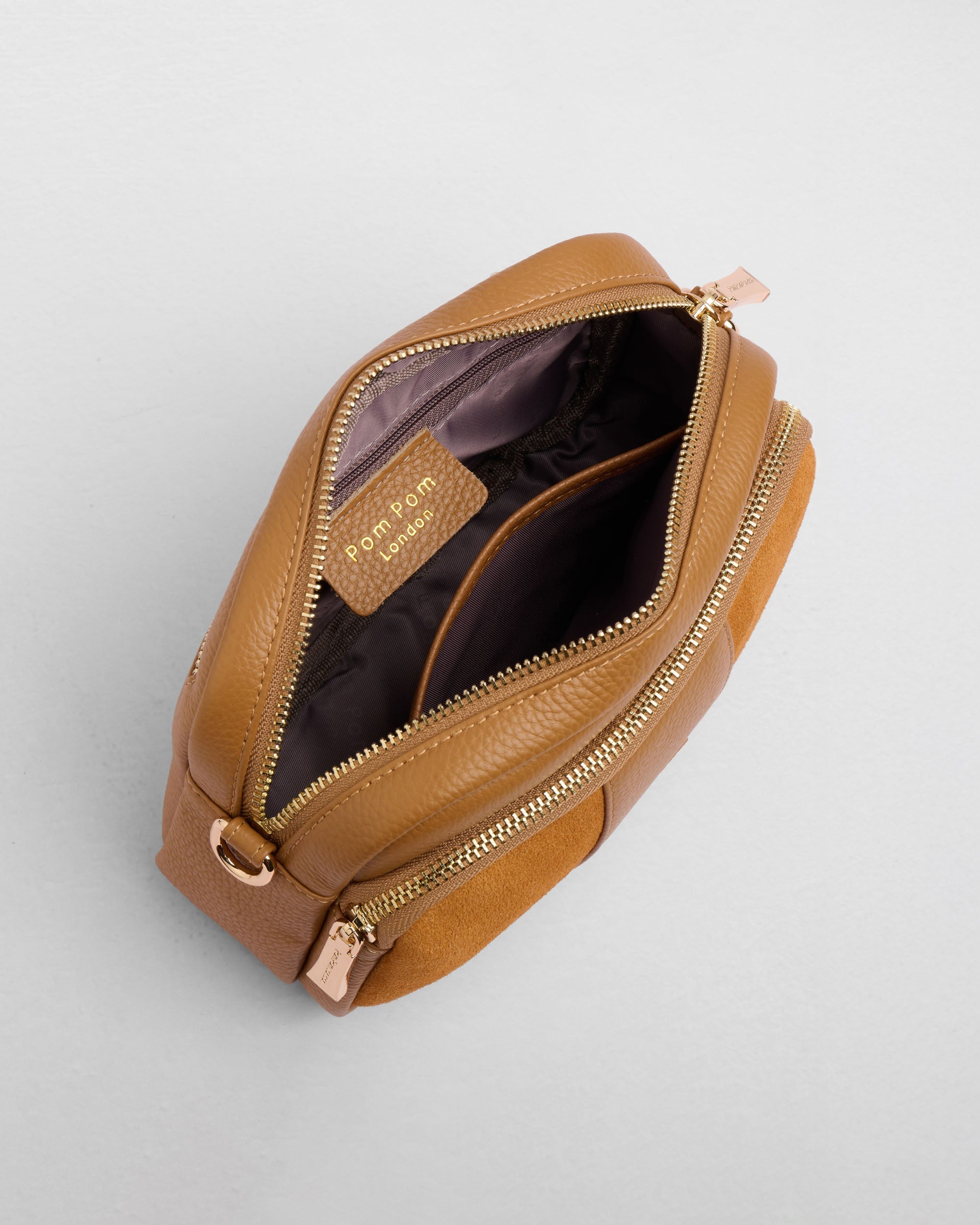 Original Suede & Leather Bag Maple