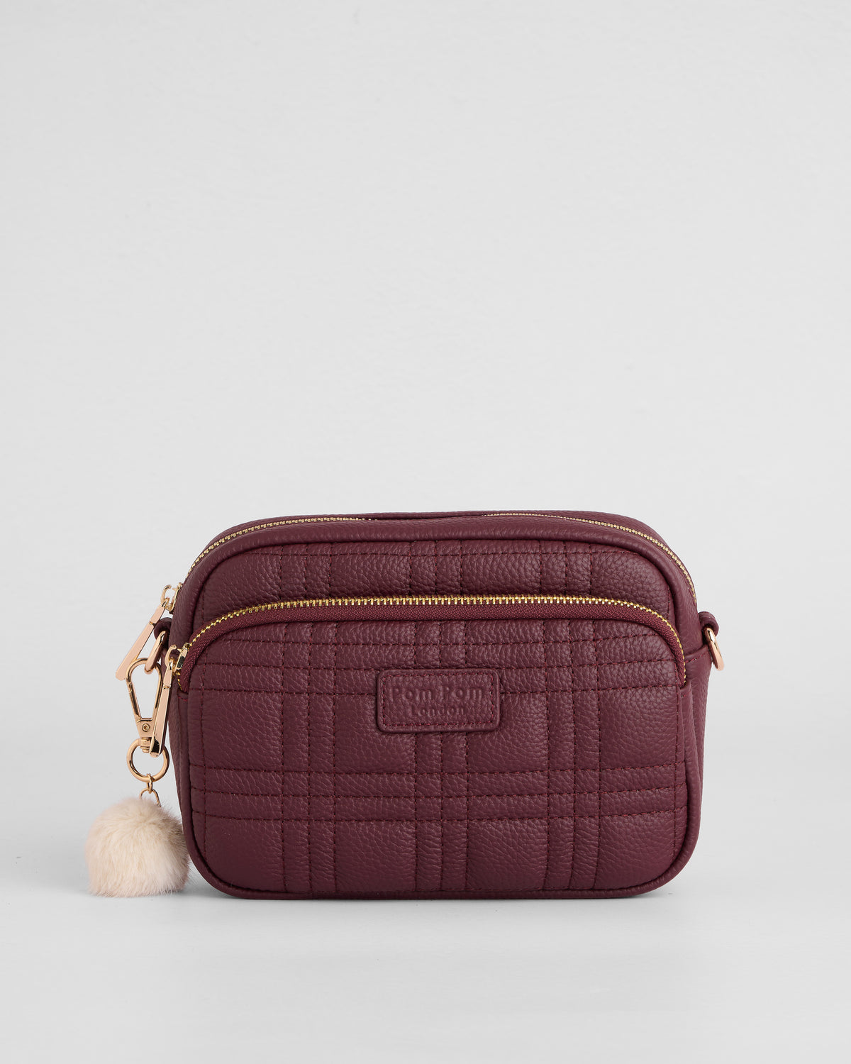 Original Quilted Square Stitch Dark Maroon & Accessories