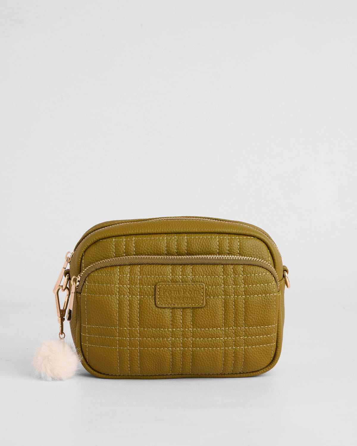 Original Quilted Square Stitch Olive Green & Accessories