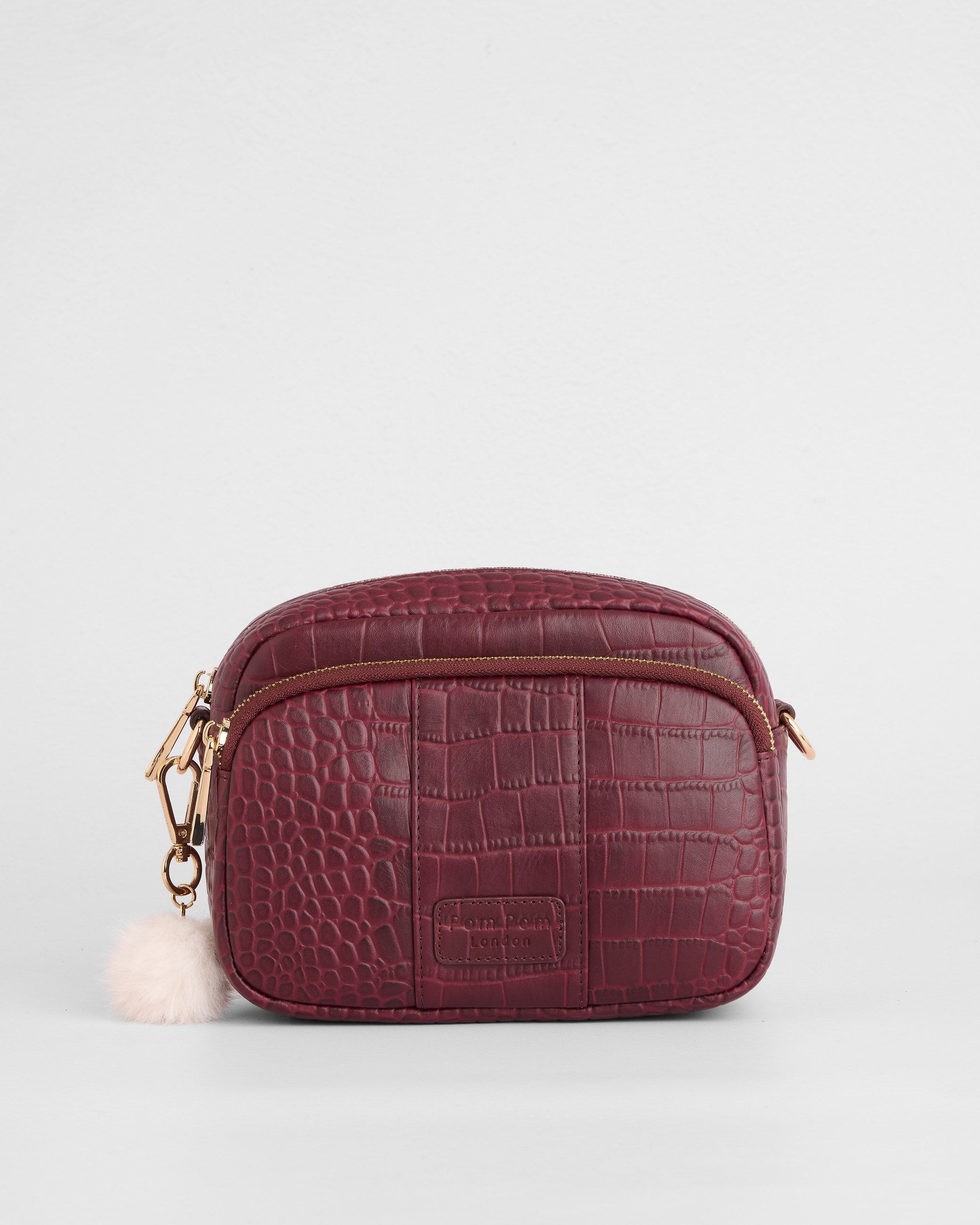 Original Bag Croc Red Mahogany & Accessories