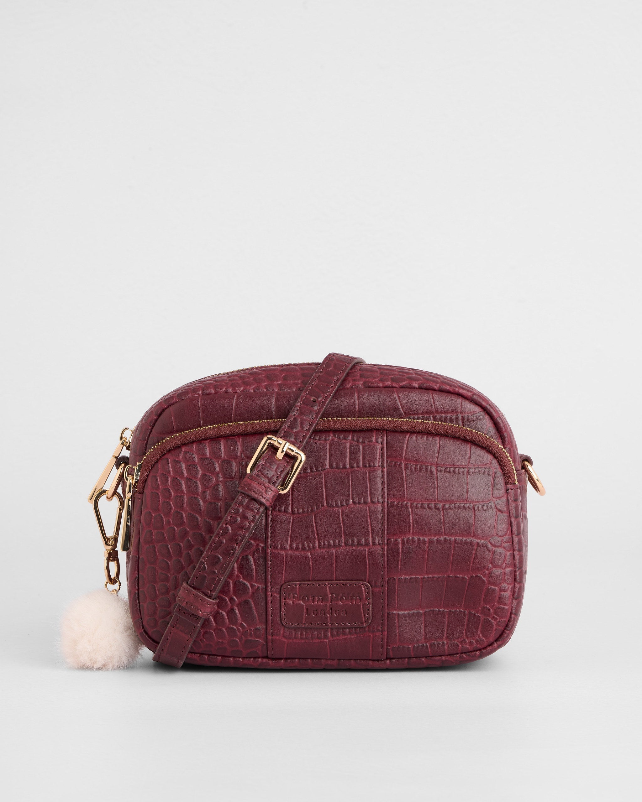 Original Bag Croc Red Mahogany & Accessories