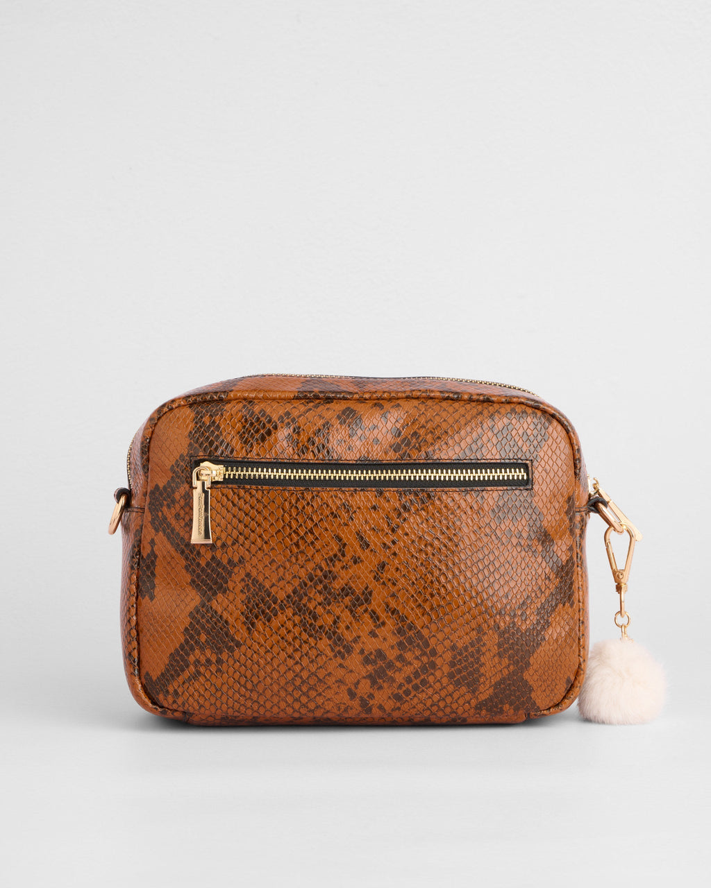 Original Plus Bag Snake Effect Brown & Accessories