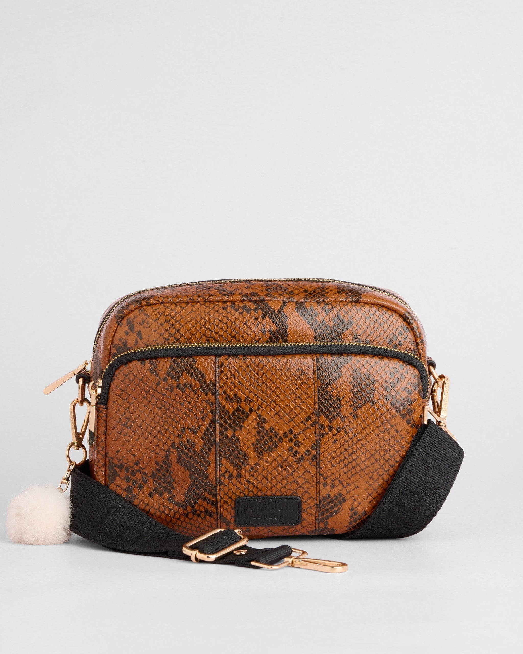 Original Plus Bag Snake Effect Brown & Accessories