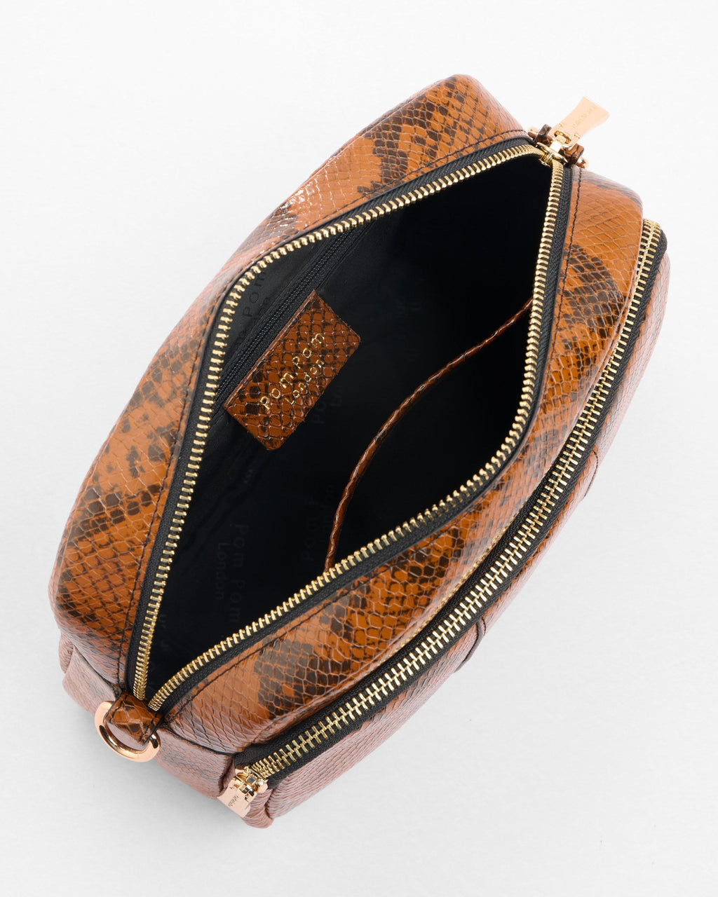 Original Plus Bag Snake Effect Brown & Accessories