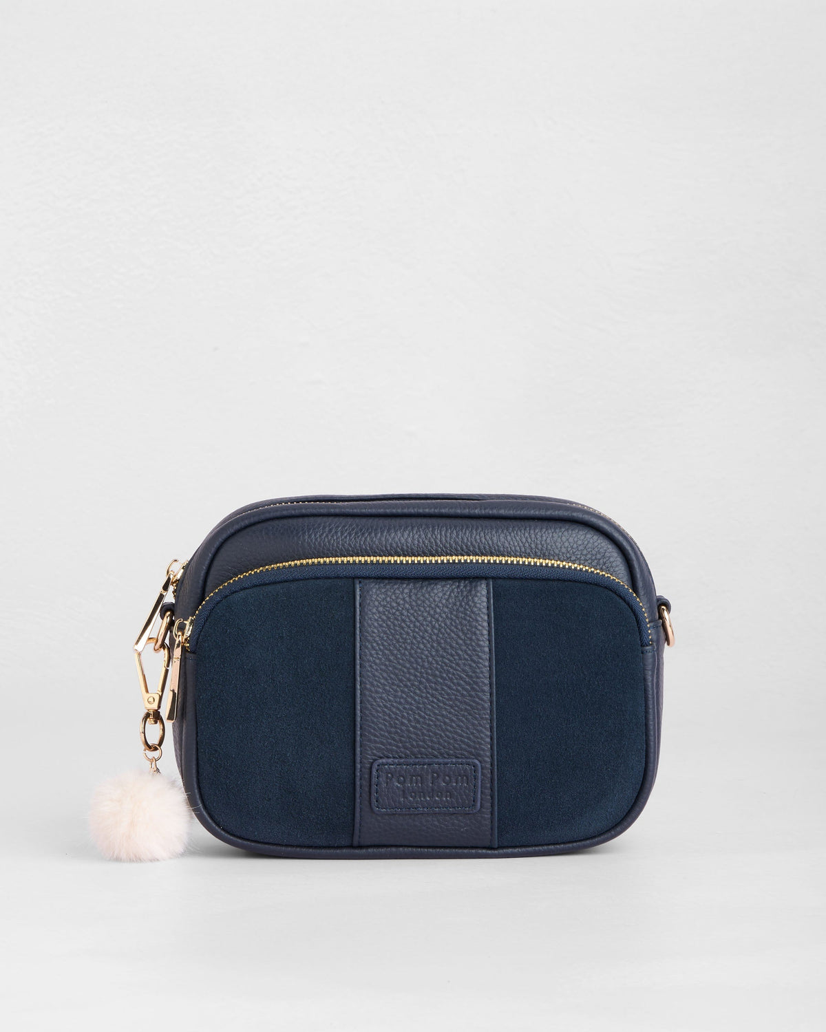 Original Suede & Leather Bag Navy