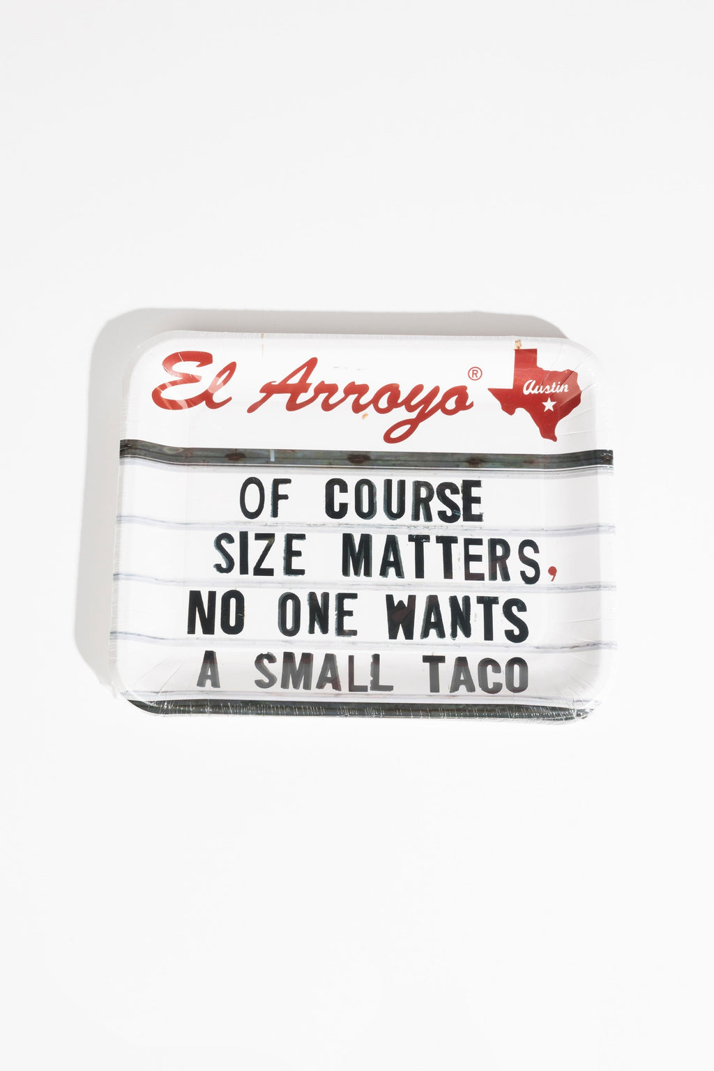 Party Plates (Pack of 12) - Size Matters