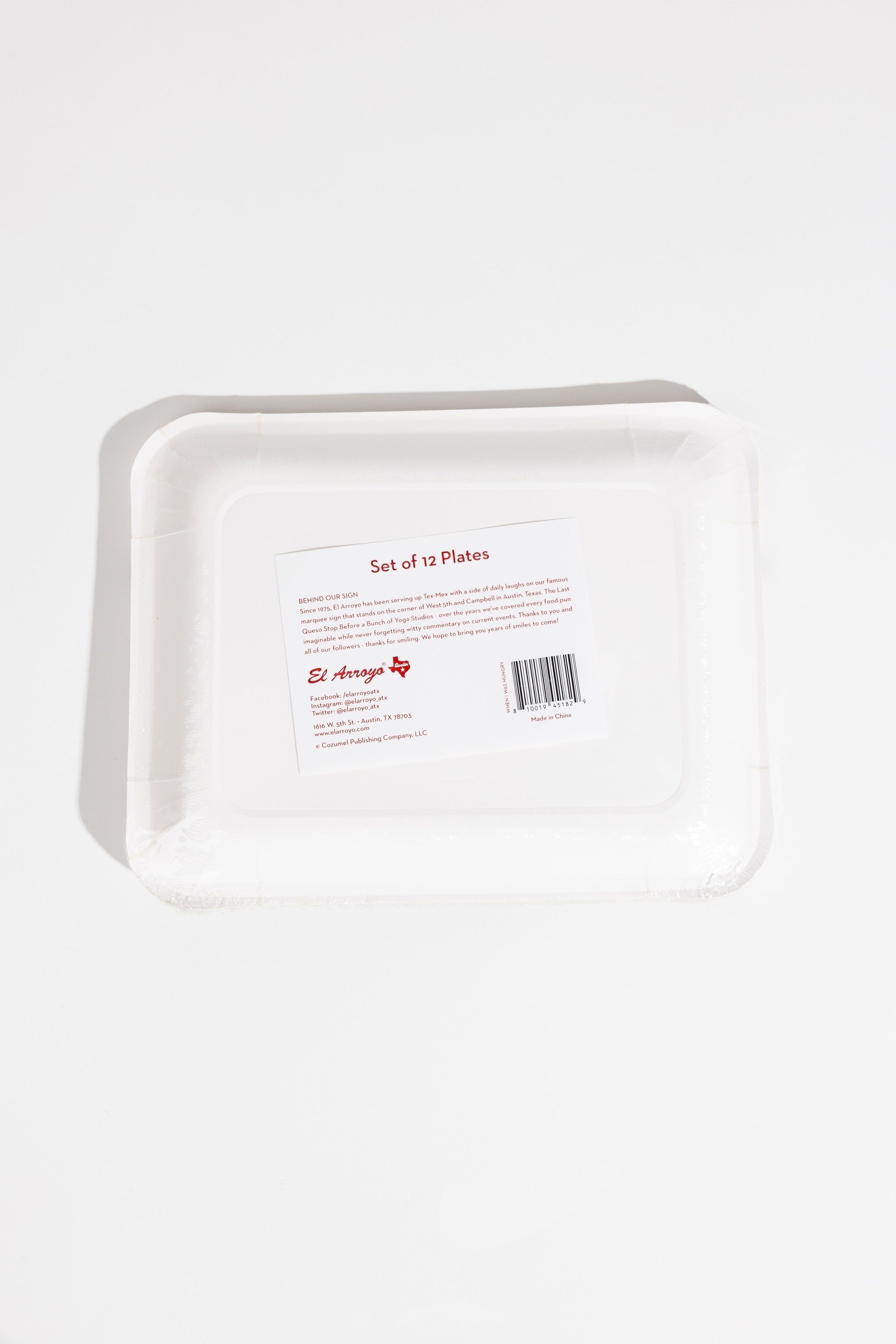 Party Plates (Pack of 12) - When I Was Hungry