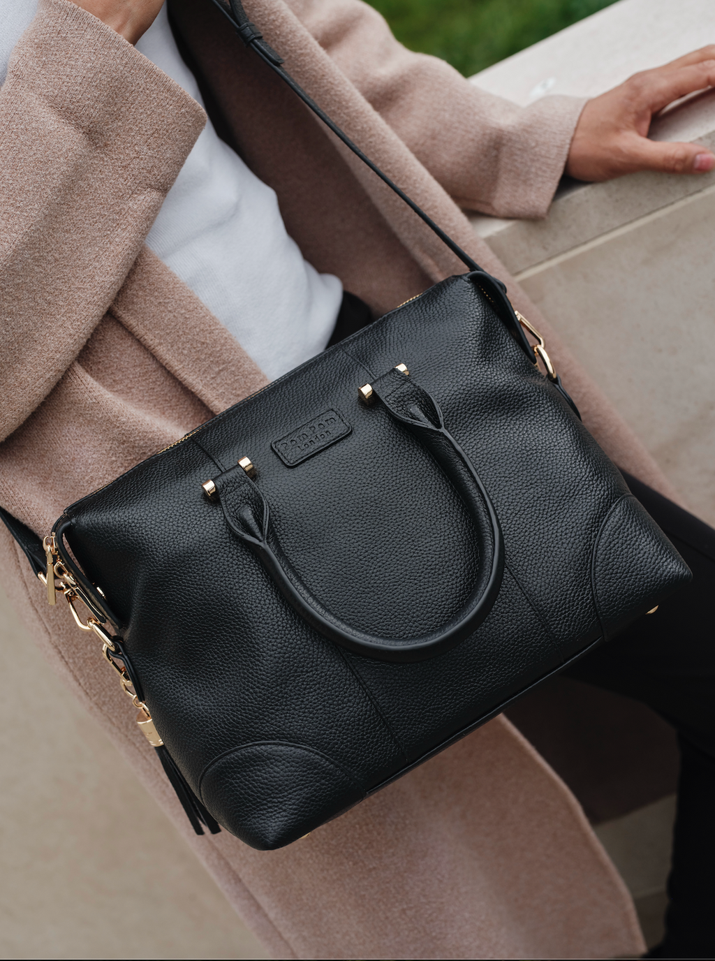 Pom Pom London Greenwich Bag Black