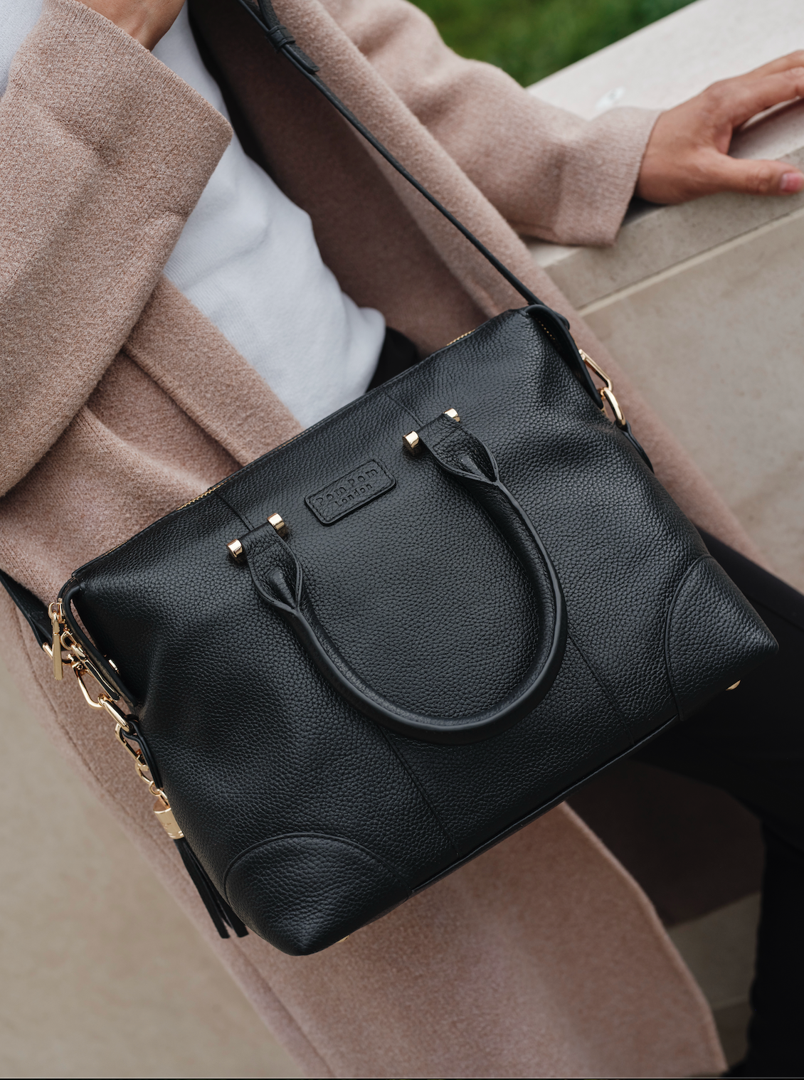 Pom Pom London Greenwich Bag Black