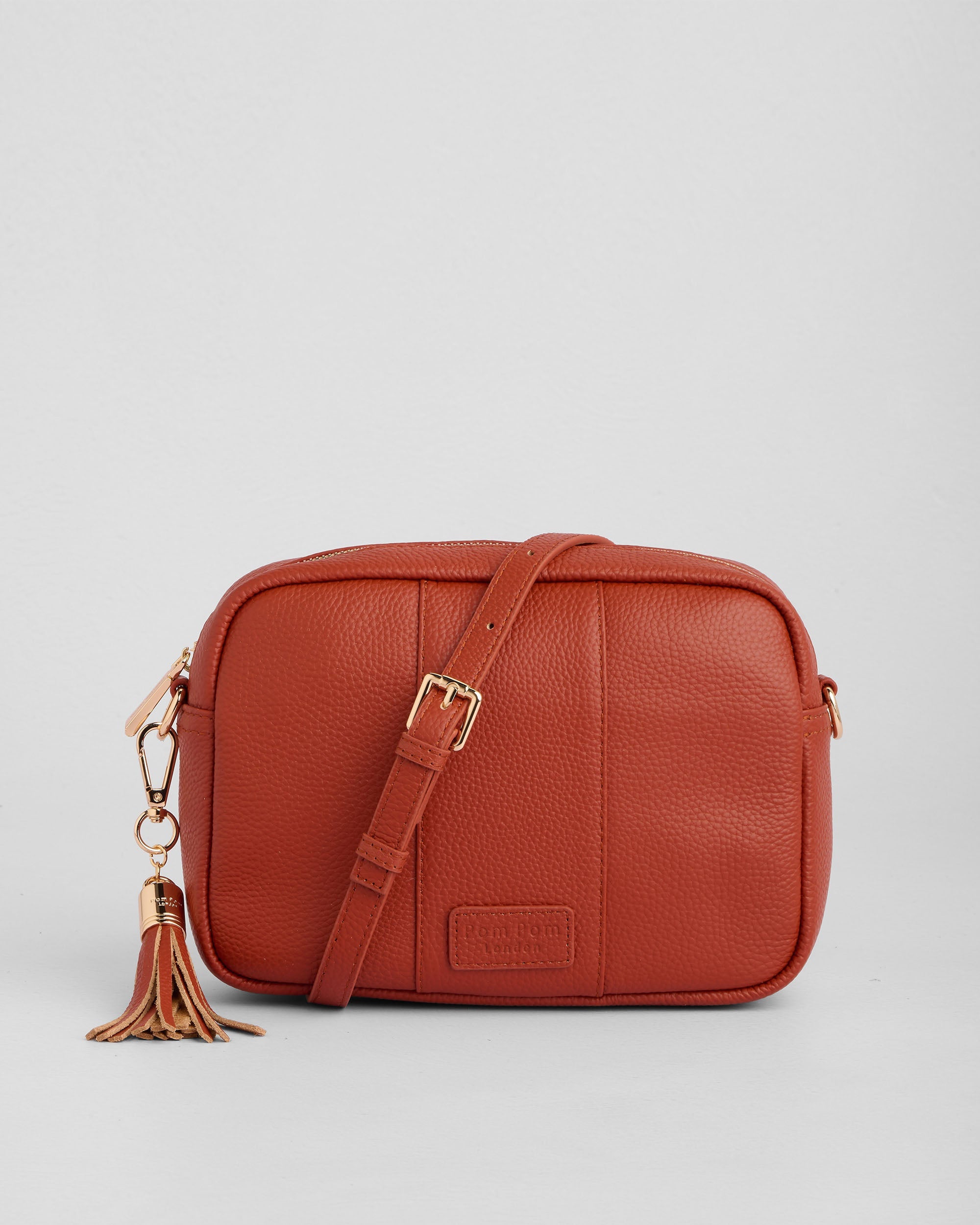 Pom Pom London City Bag Burnt Orange
