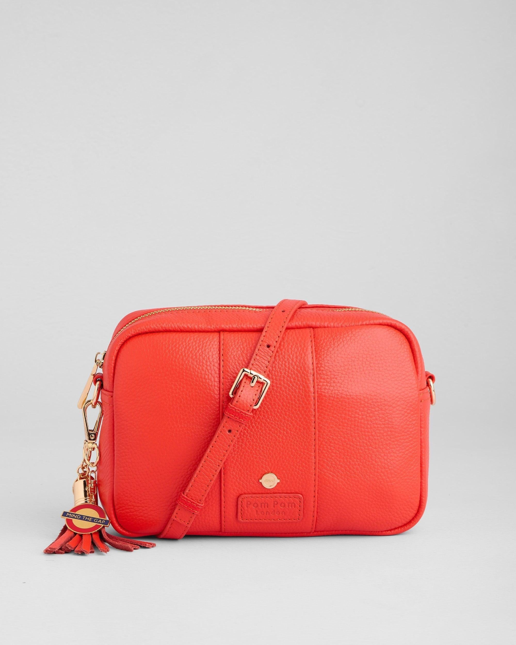 Pom Pom London City Bag Central Line Red